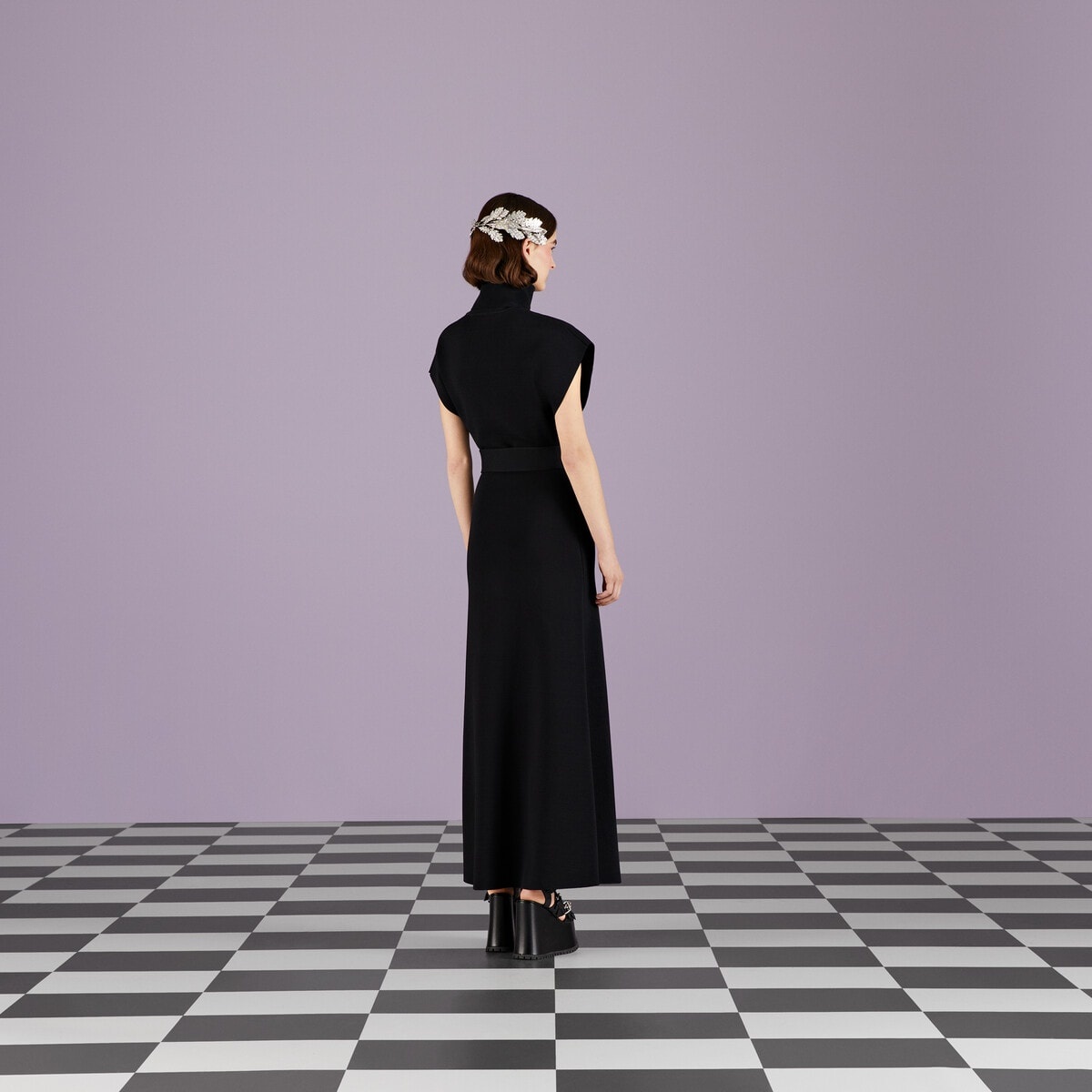 Stretch viscose dress - 8