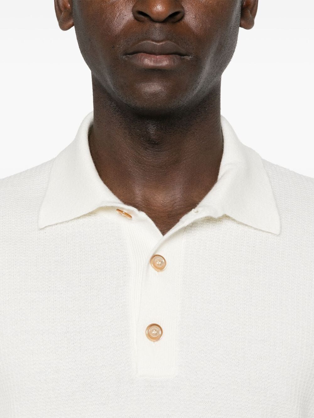 Brunello Cucinelli Men Long Sleeves Polo With Bottoms - 4