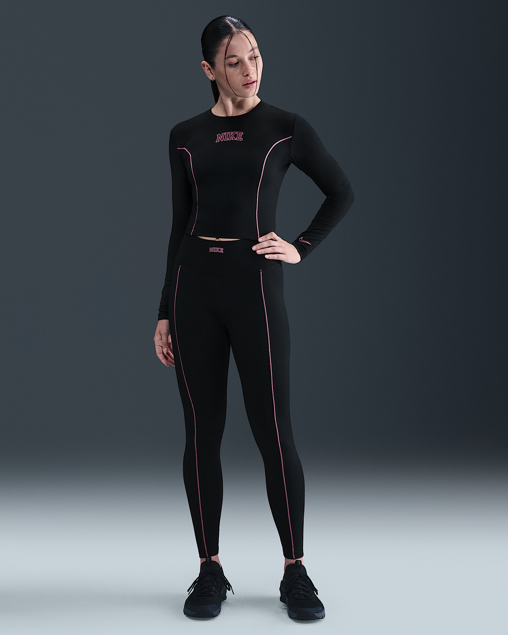 Nike One Women's Dri-FIT Long-Sleeve Top - 4
