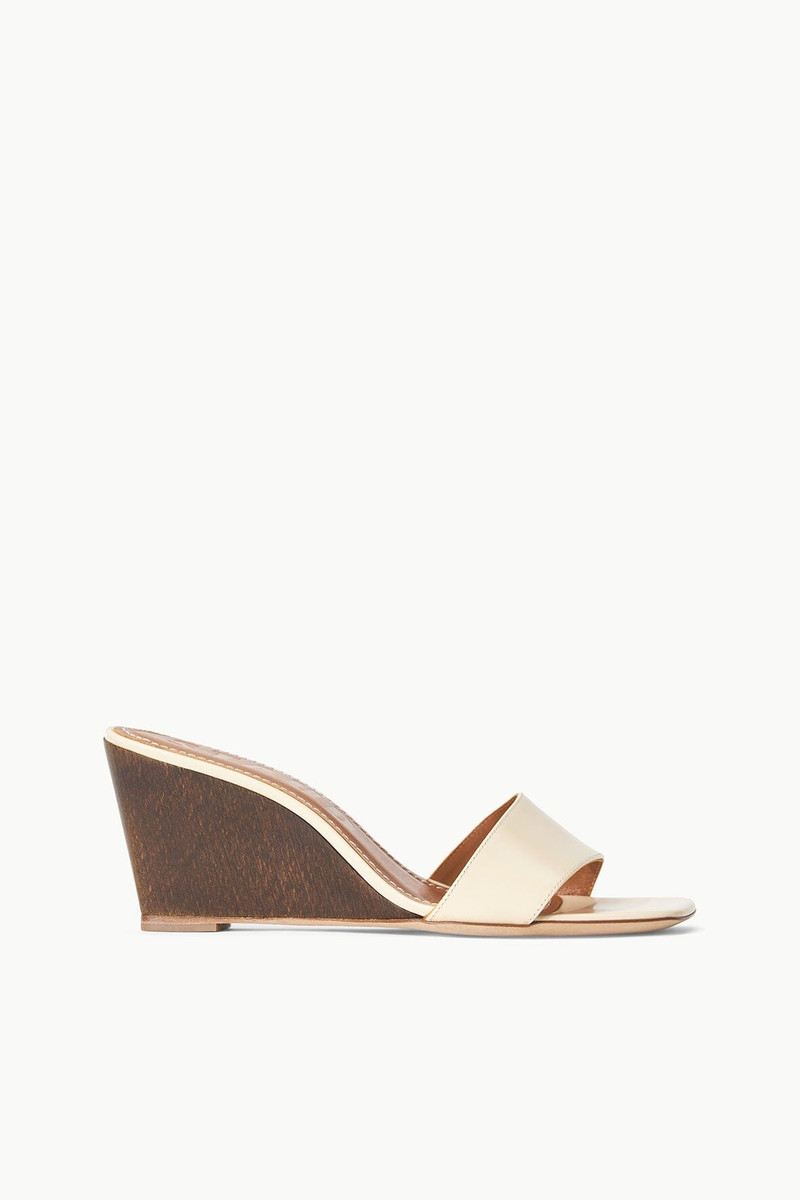 STAUD BILLIE WEDGE CREAM WOOD 1