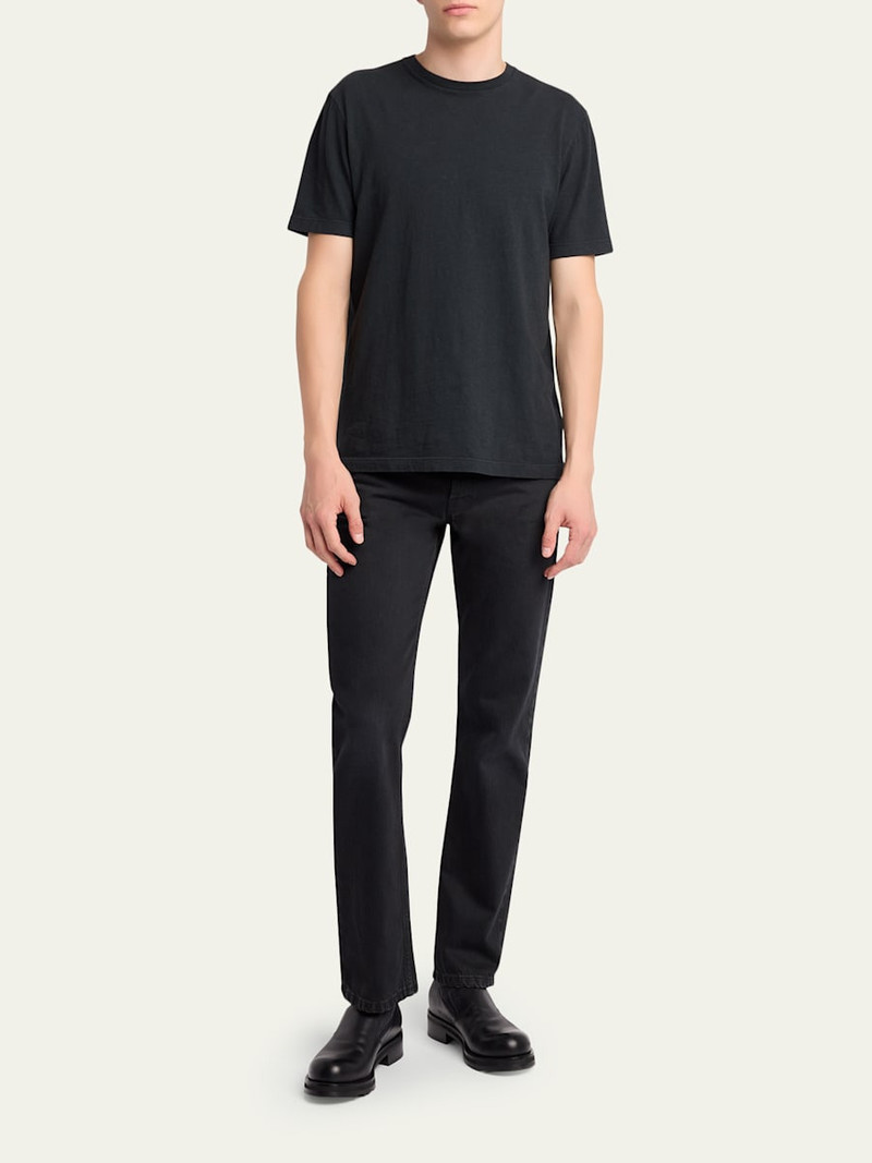 The Row Men's Slim Fit Black Denim Five-Pocket Pants outlook