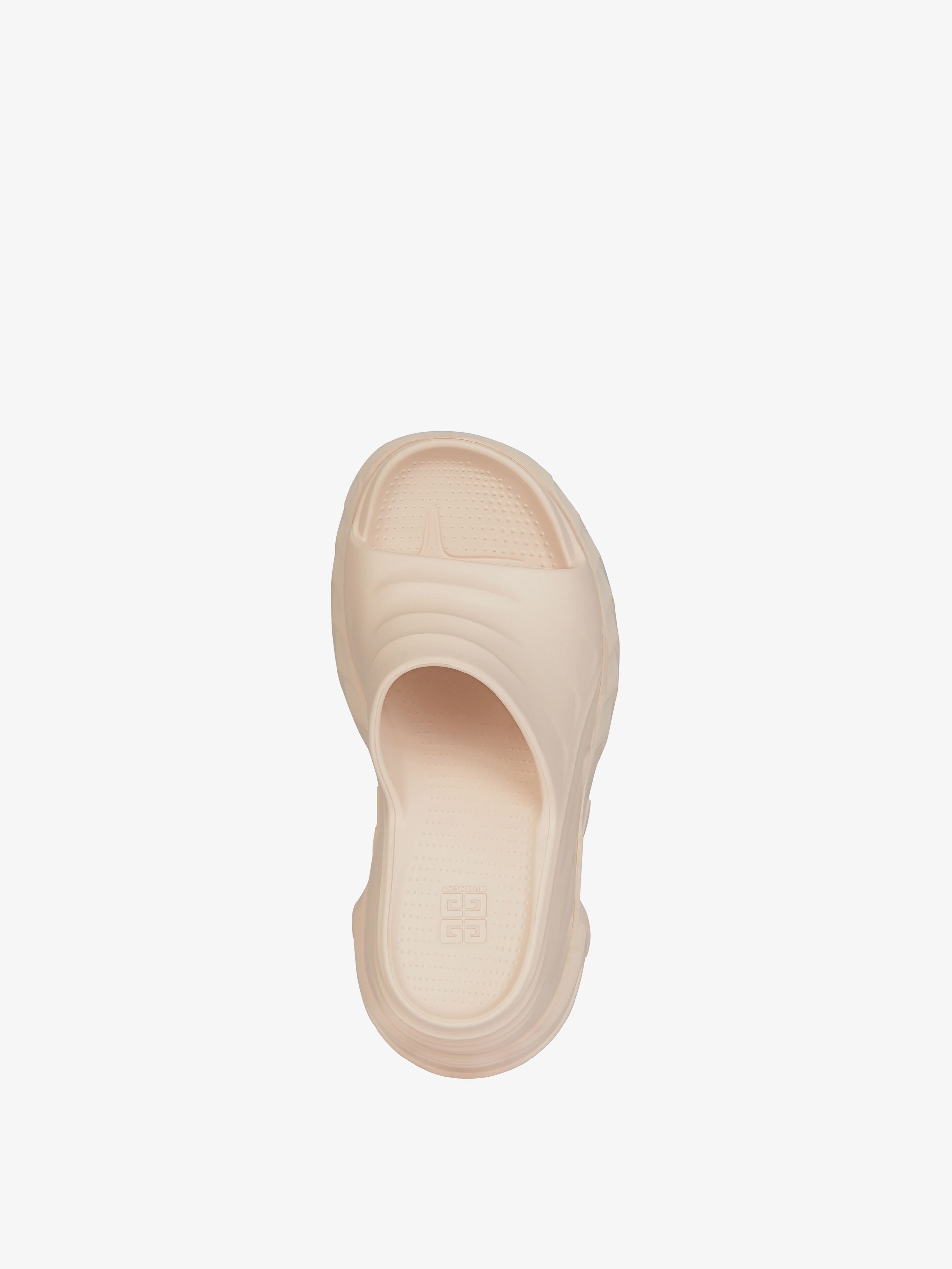 MARSHMALLOW WEDGE SANDALS IN RUBBER - 4