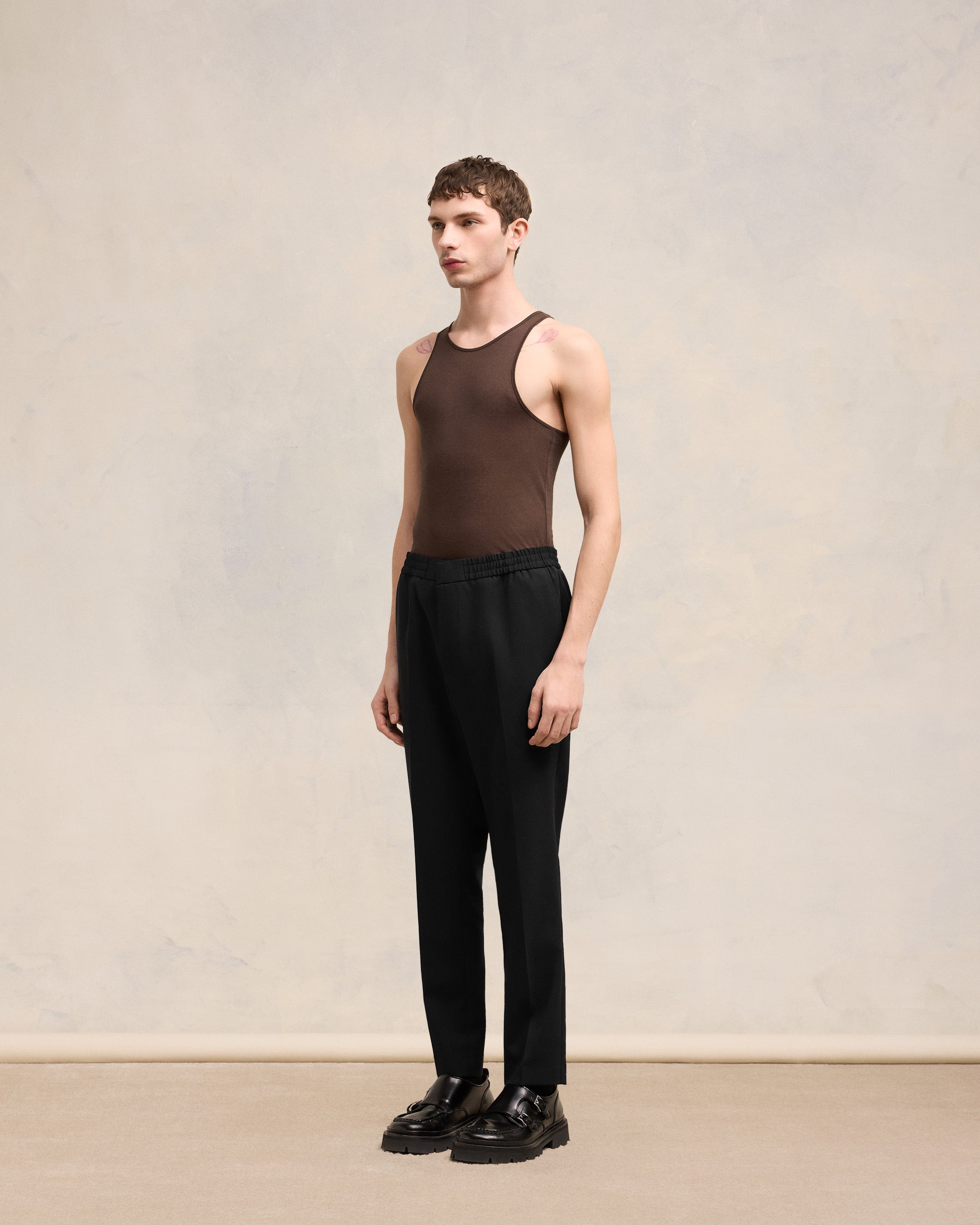 ELASTICATED WAIST TROUSERS - 6
