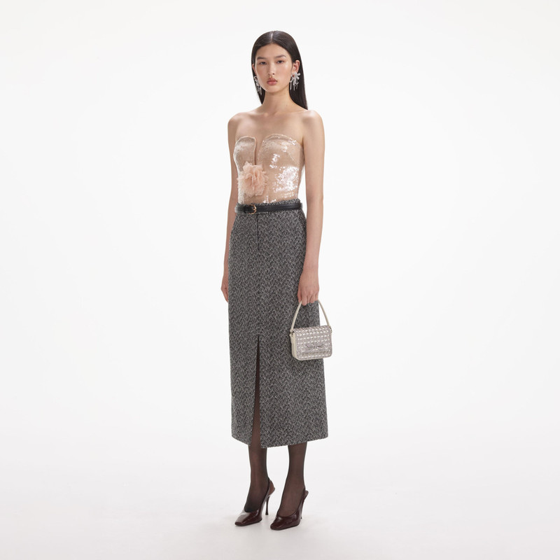 Champagne Sequin Top 2