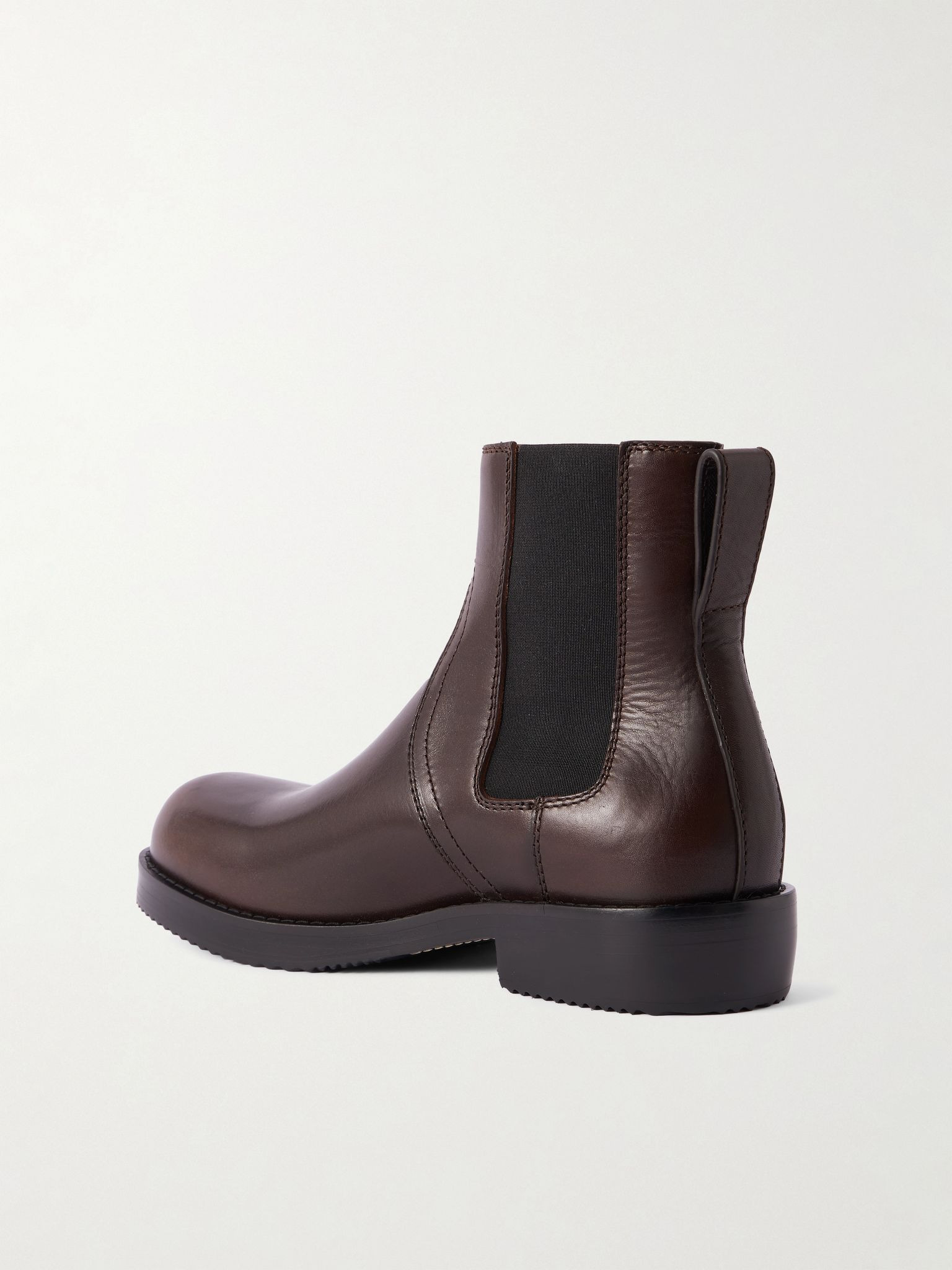 Leather Chelsea Boots Dark brown - 4