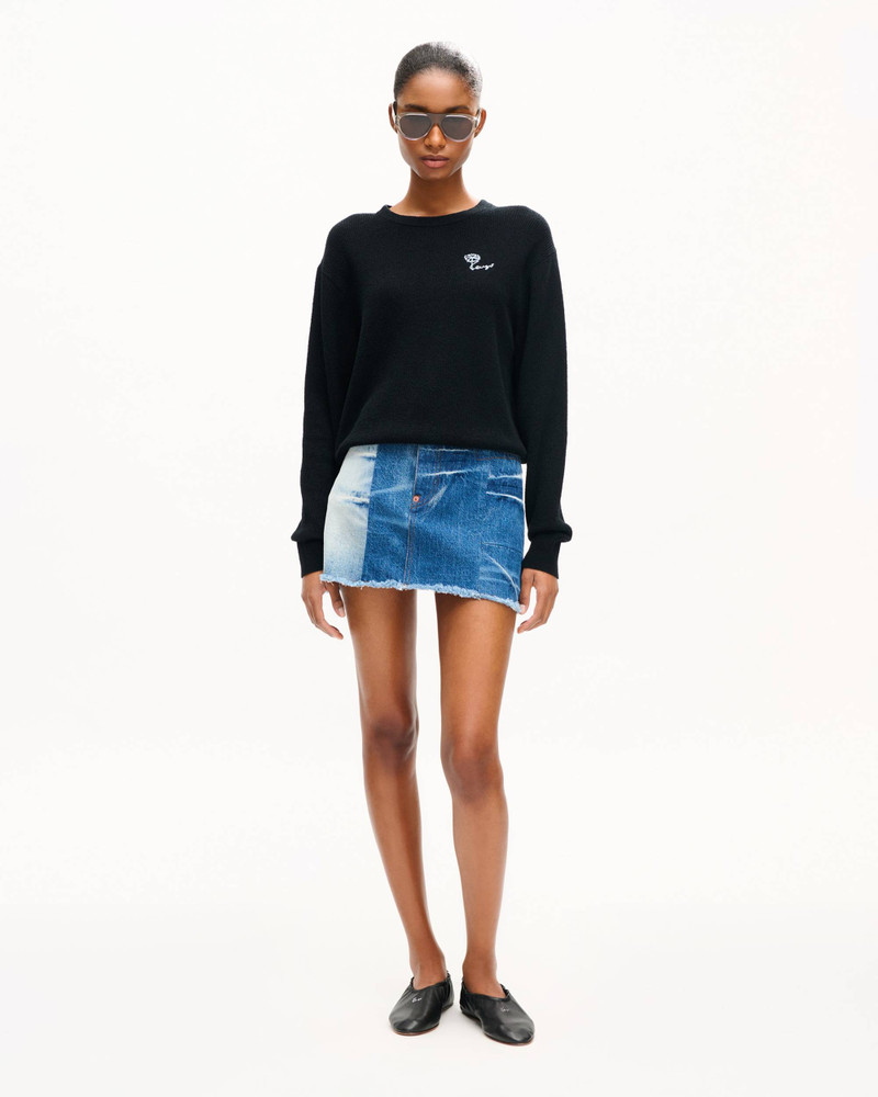 KENZO 'KENZO Tulip' embroidered jumper in spongy cotton outlook