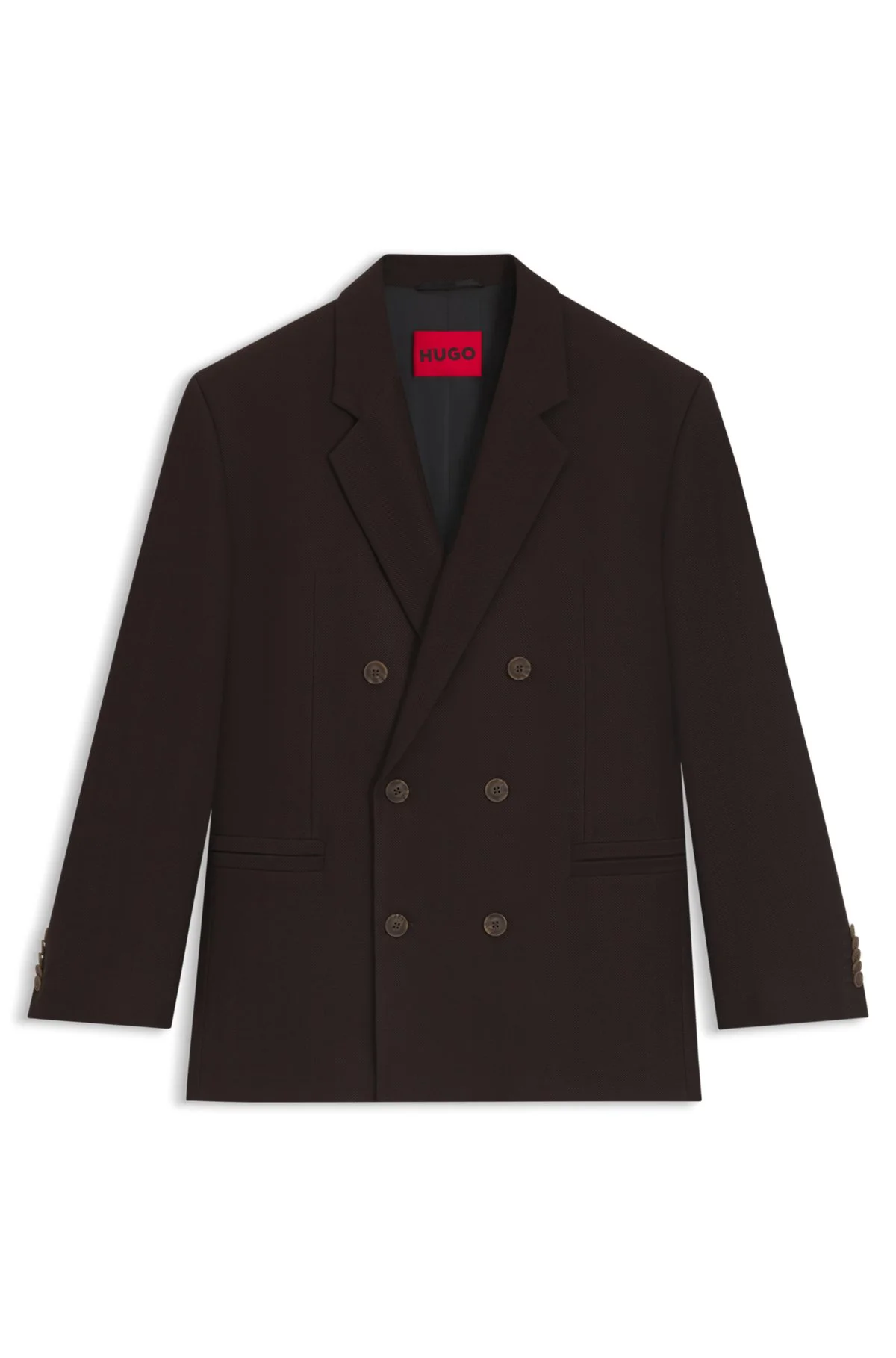 MODERN-FIT BLAZER IN HERRINGBONE STRETCH DOBBY - 1