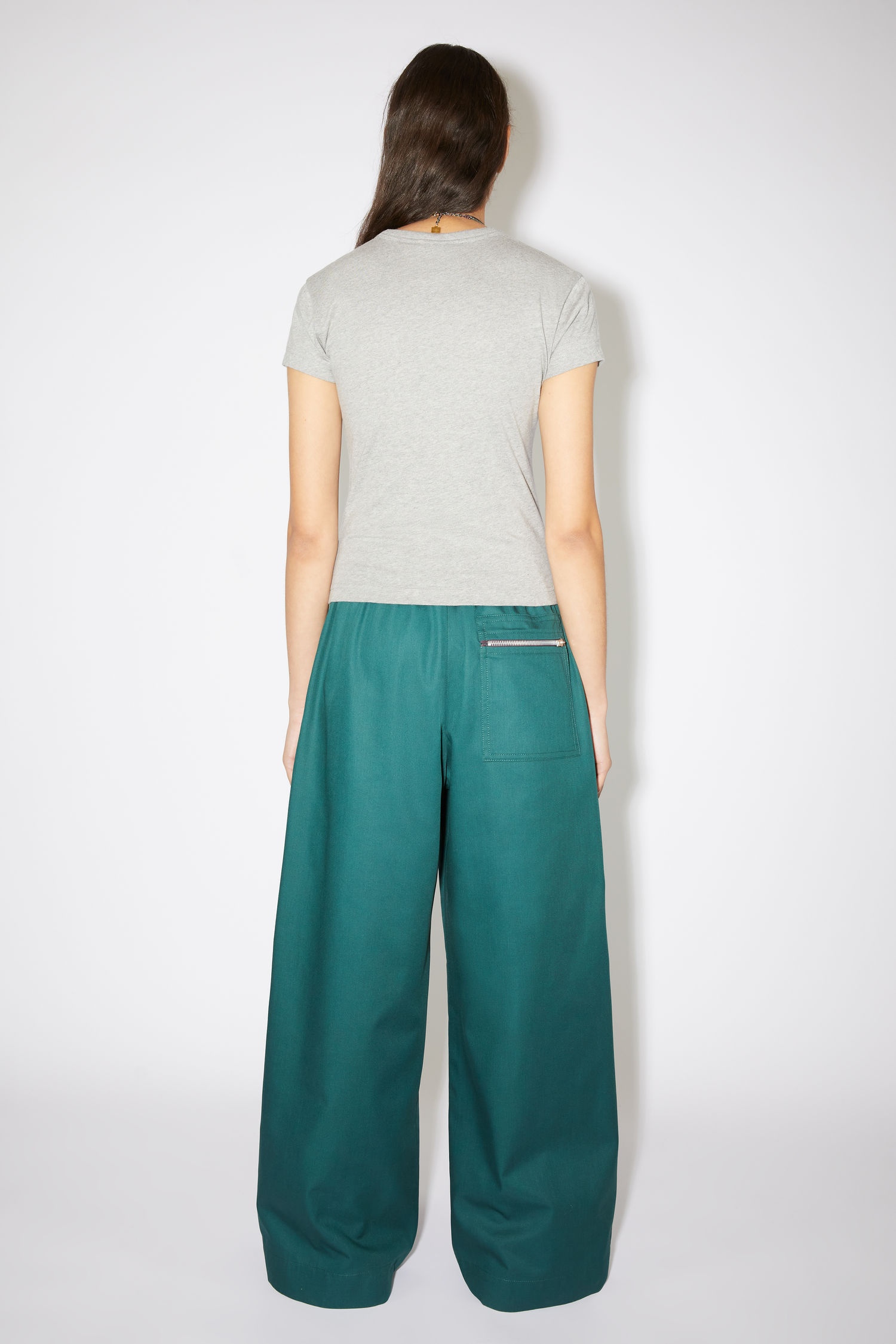 Crew neck t-shirt - Light Grey Melange - 3