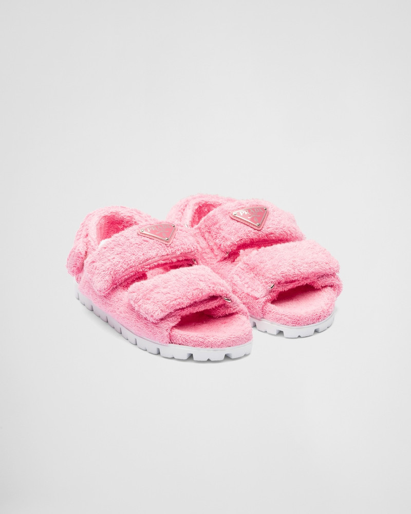 Prada Terrycloth sandals outlook