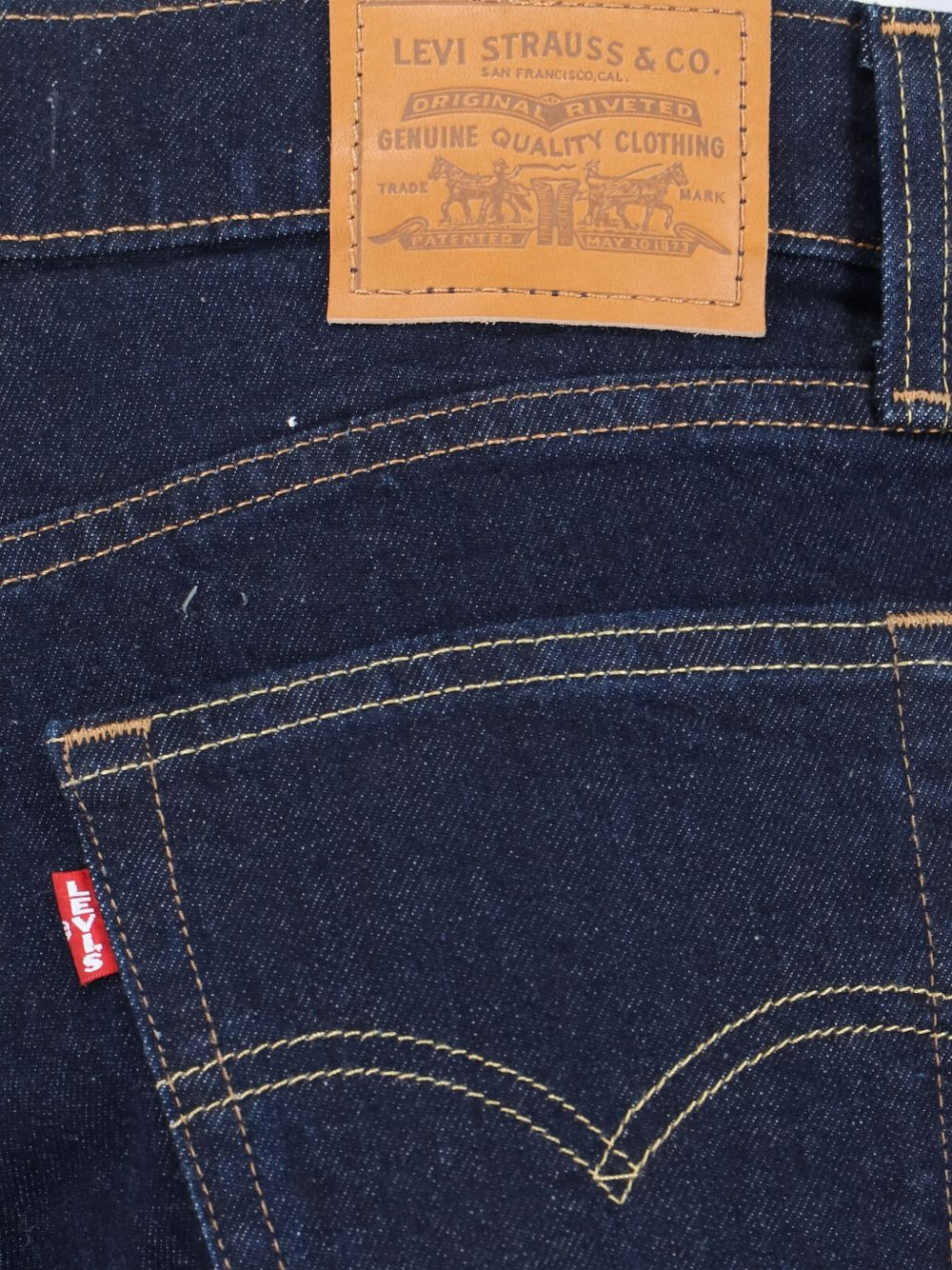cotton wide-leg jeans - 4