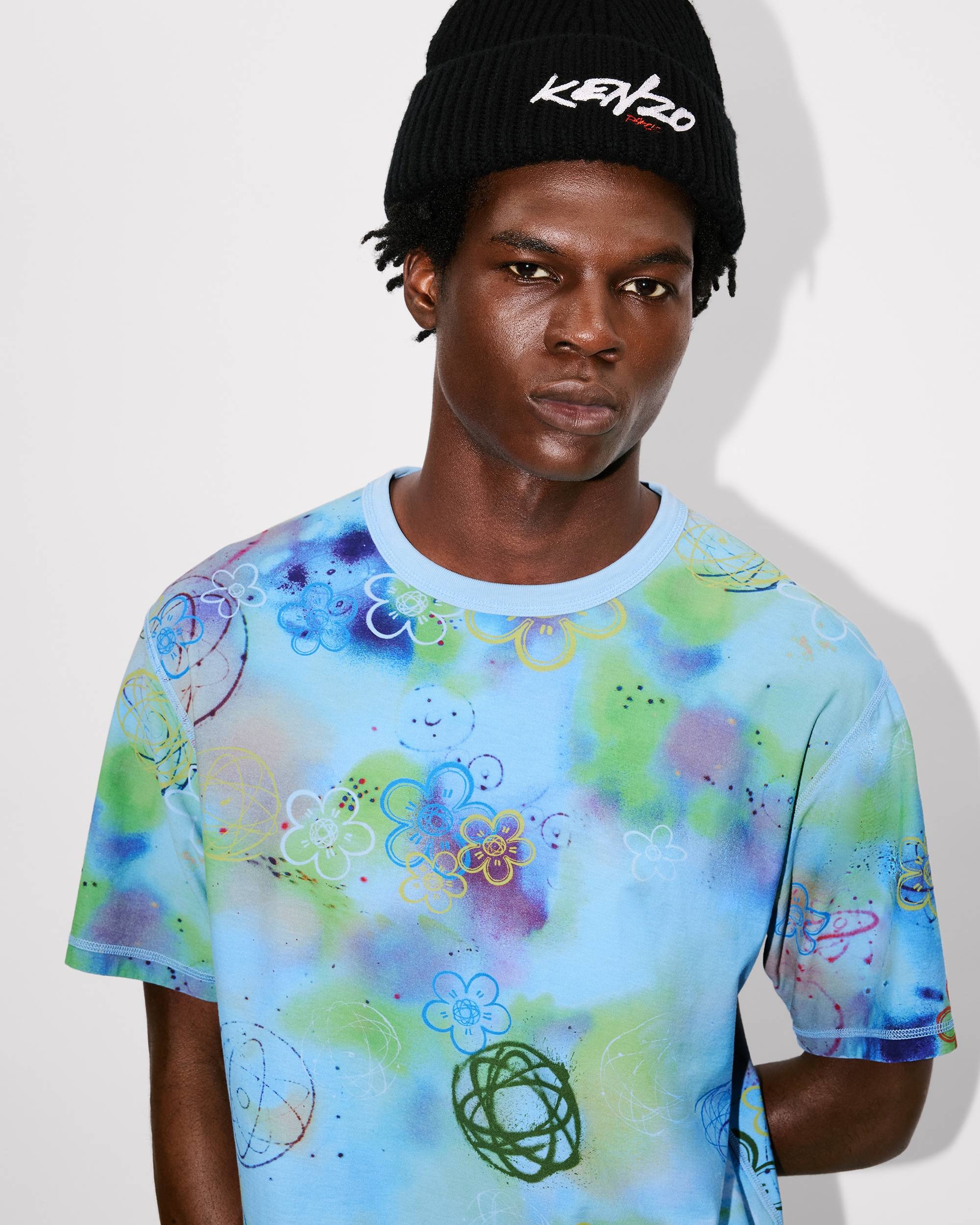 'Kenzo x Futura 2000' reversible T-shirt in cotton - 12