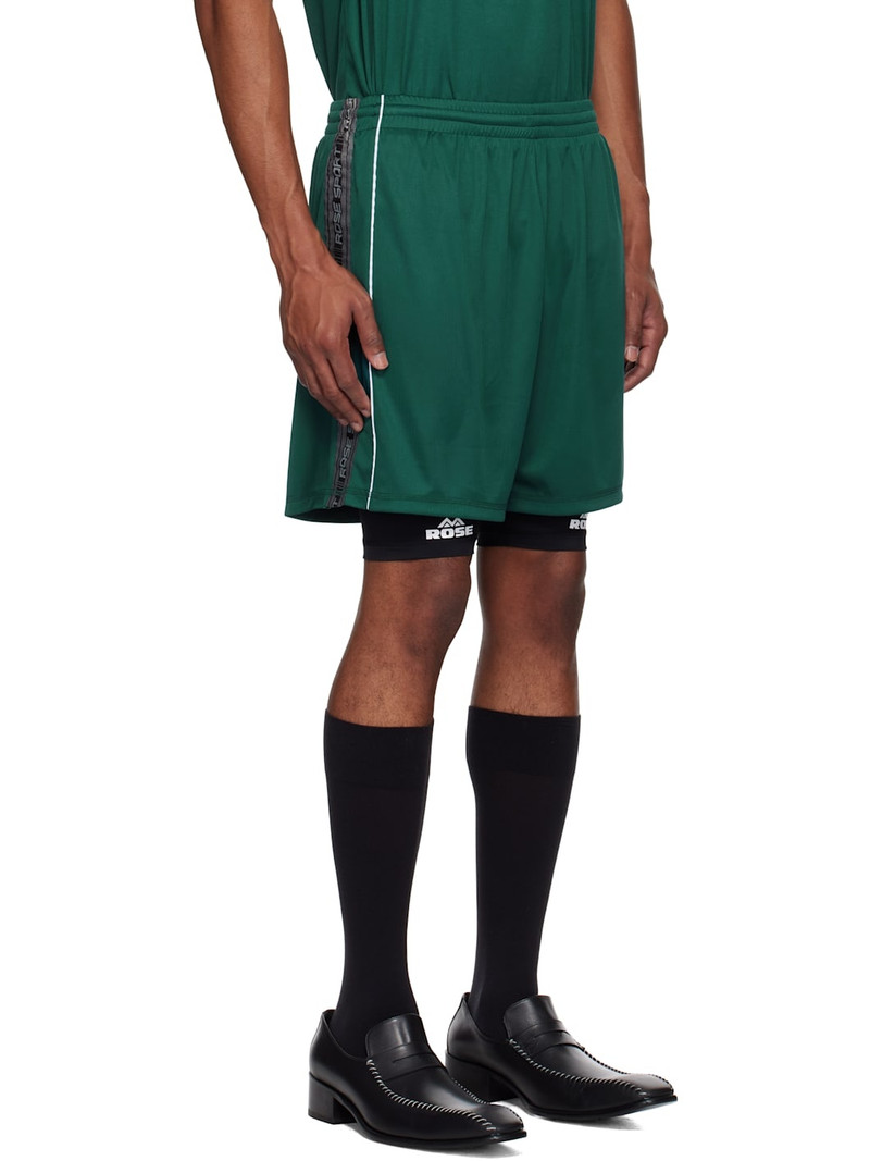 Green Double Football Shorts 2