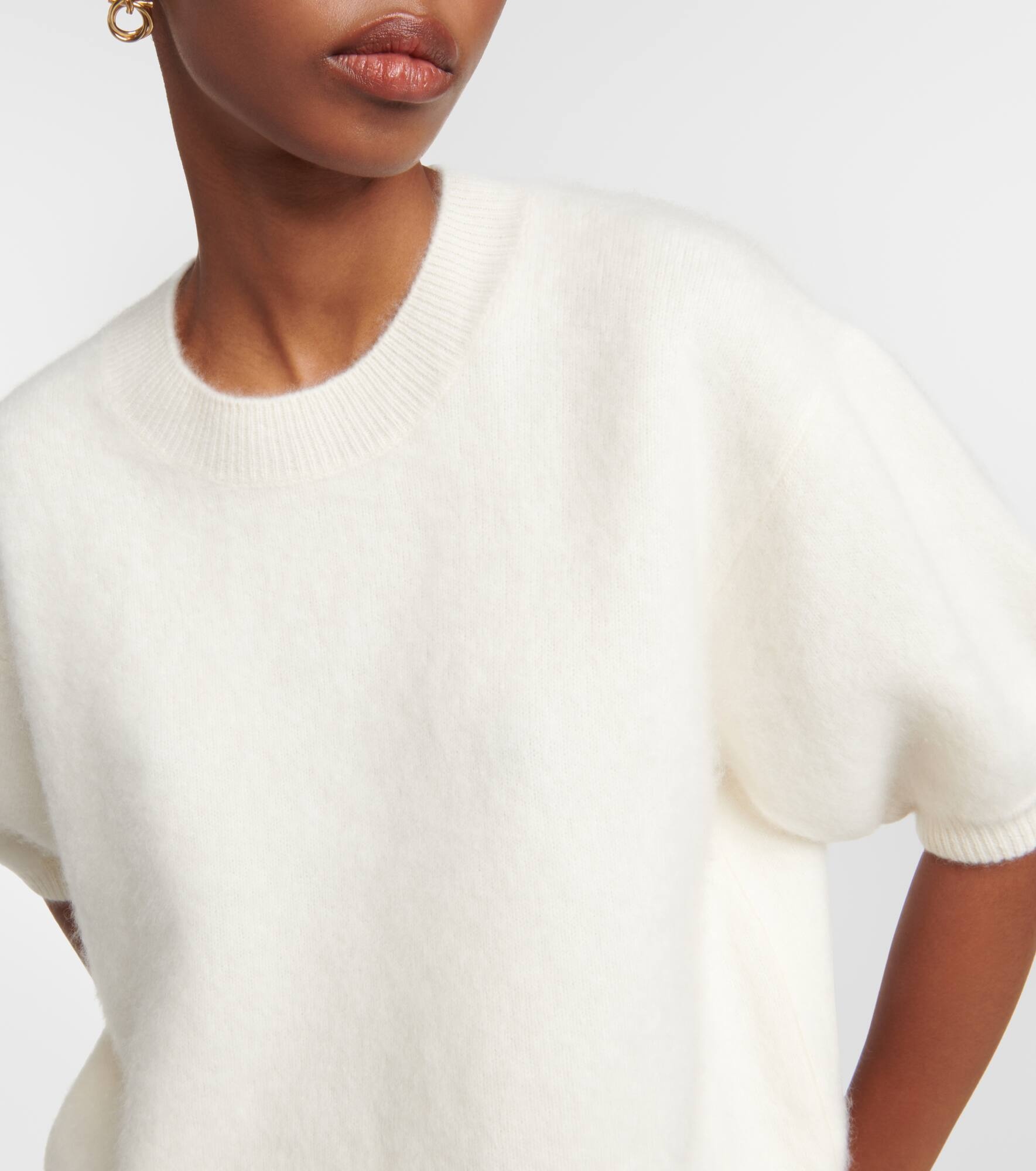 Juniper brushed cashmere top - 4