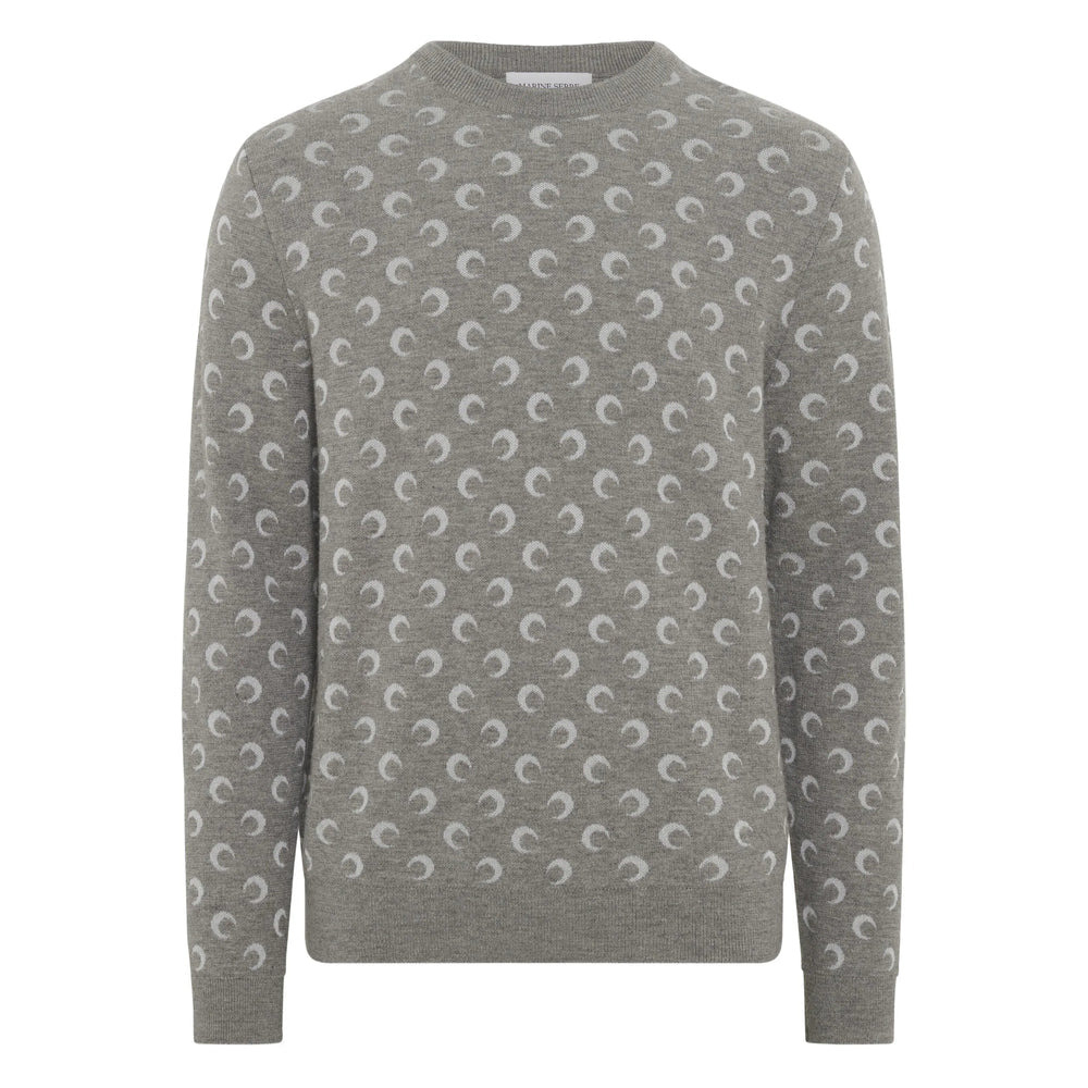 Marine Serre Grey Sweaters & Knitwear - Jumpers Men - 1