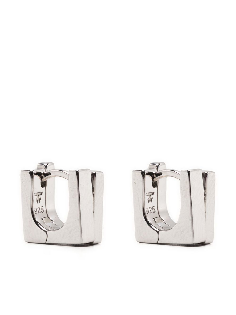 Step huggie earrings - 1