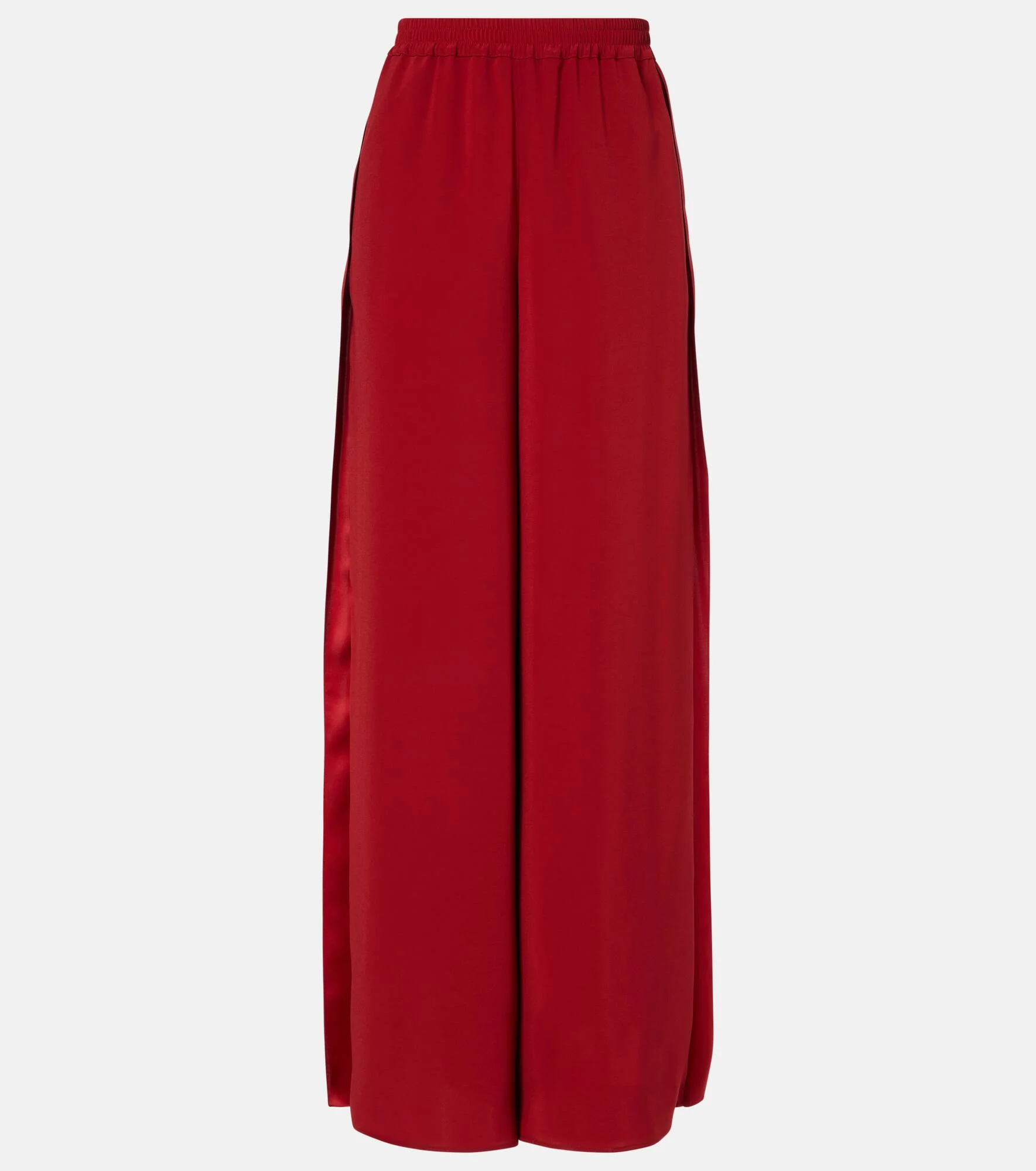 Crêpe wide-leg pants - 1