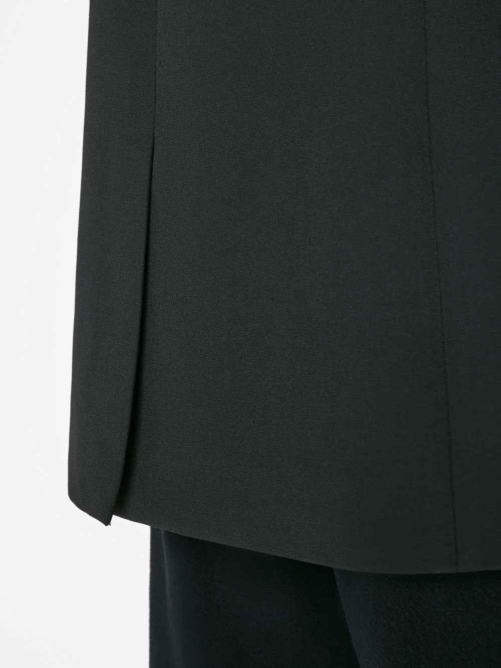 Double Breasted Slim Blazer in Noir - 7
