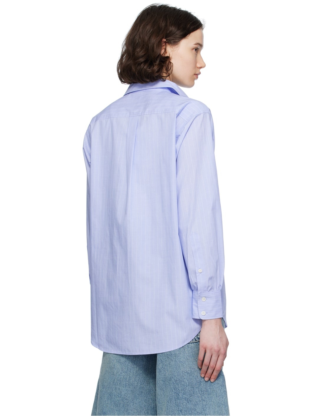 Blue 'The Borrowed Pocket' Shirt - 3