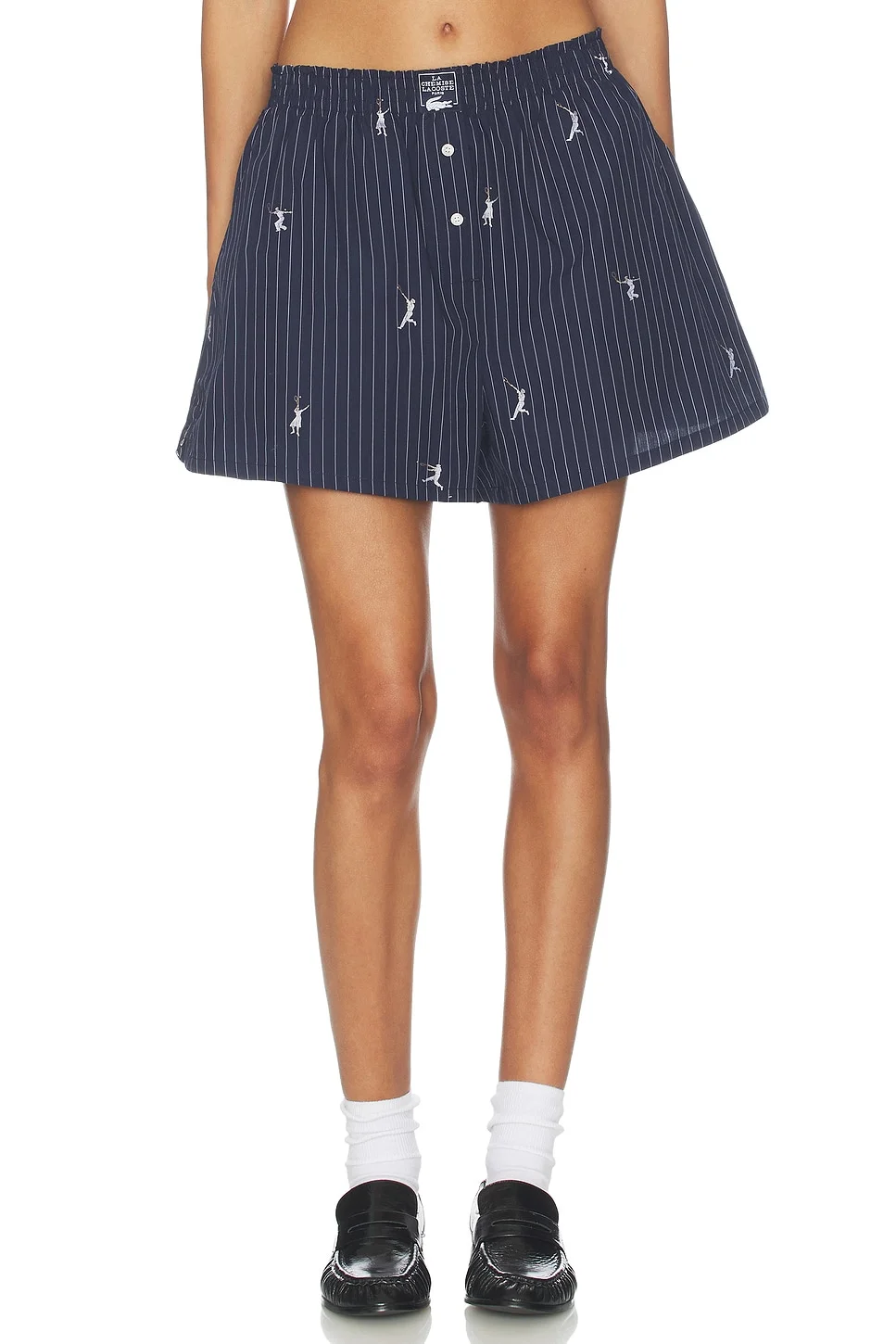 Oversize Fit Jacquard Shorts - 1