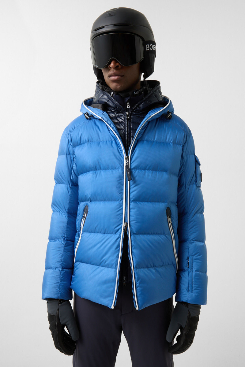 Zayn Down ski jacket in Blue 1