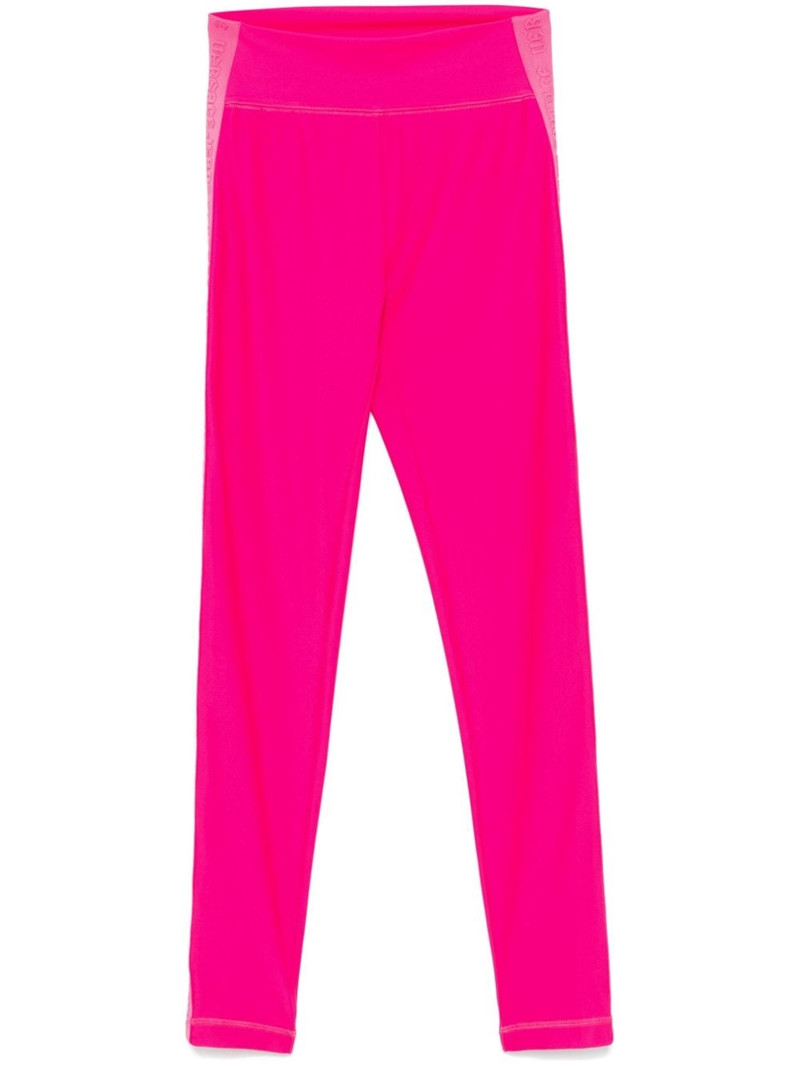 logo-trim leggings 1