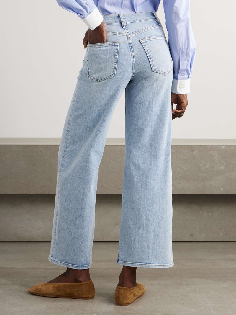 Le Slim Palazzo straight-leg jeans Light denim 4