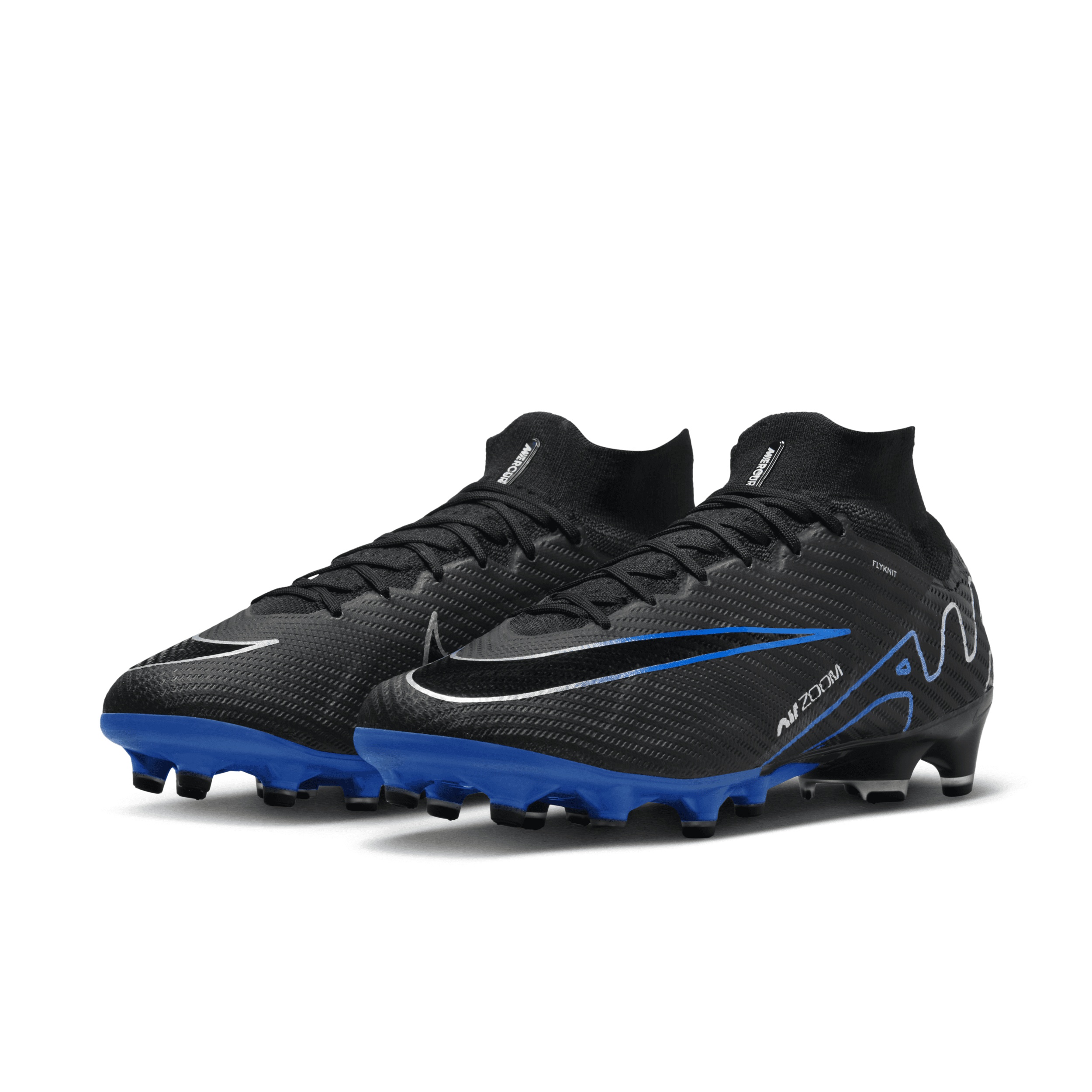 Nike Men's Mercurial Superfly 9 Elite Artificial-Grass High-Top Soccer Cleats - 5