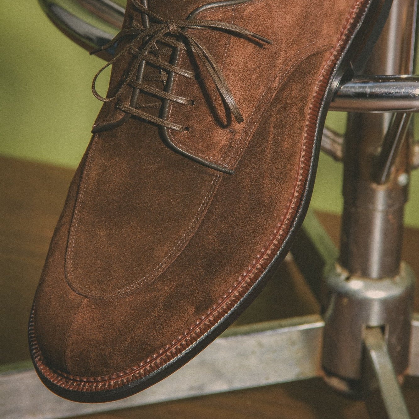Savoy - Sepia Janus Calf Suede - 6
