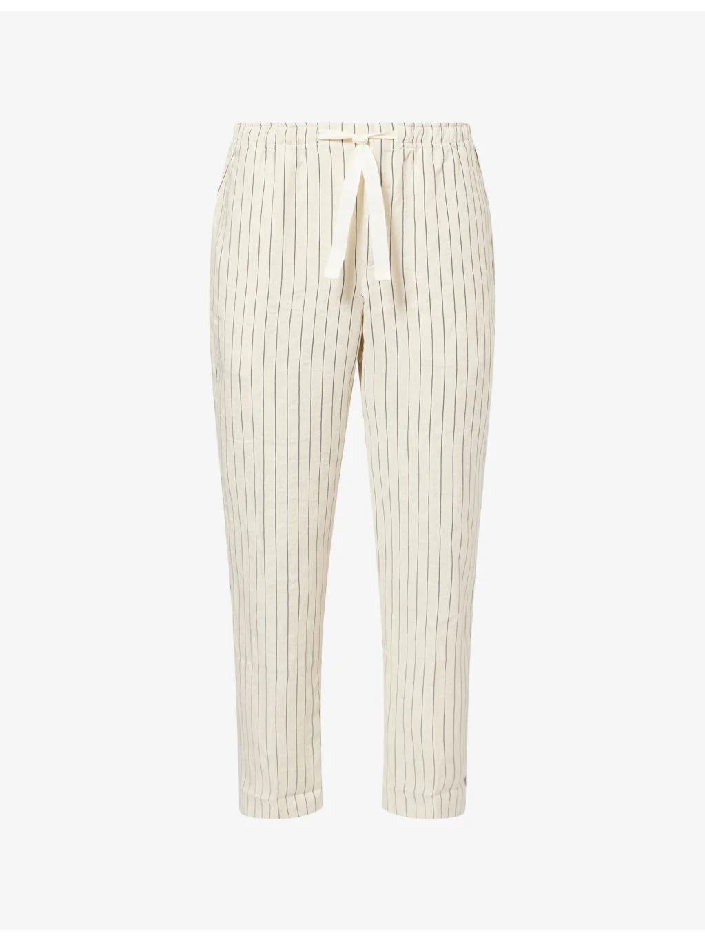 Alex Striped Linen Trousers - 1