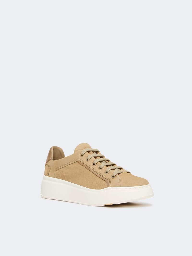 Max Mara Suede sneakers - SAND outlook