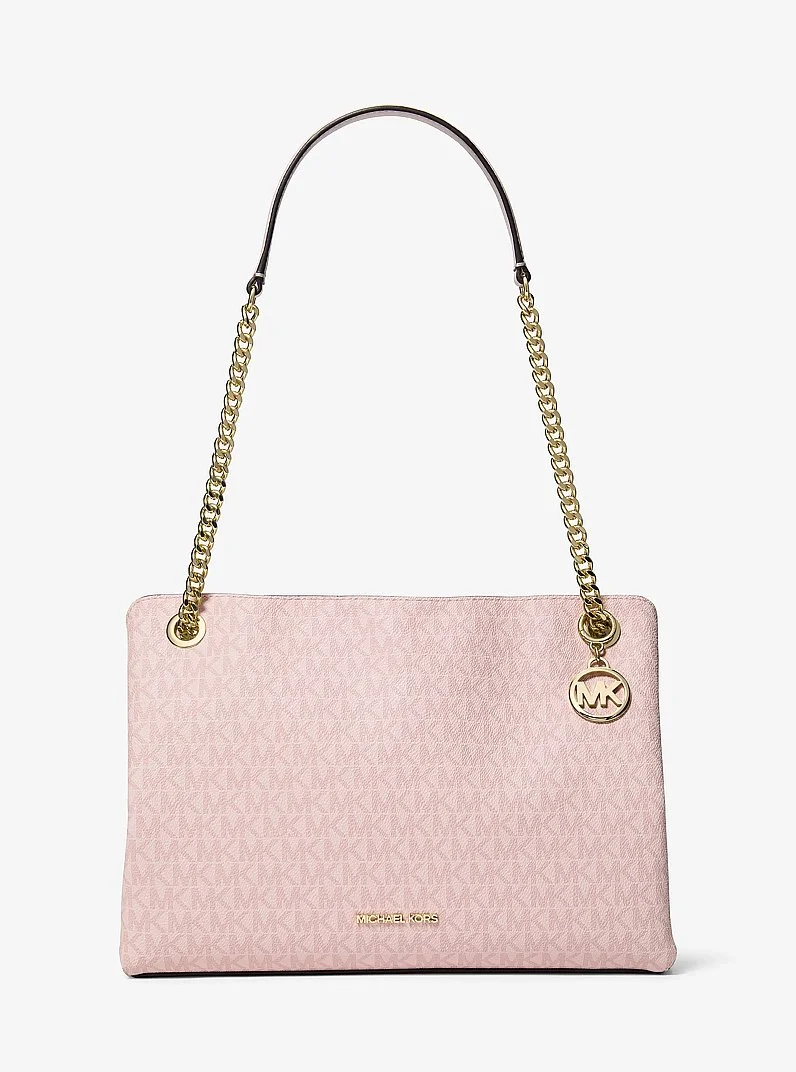 Christina Medium Signature Logo Messenger Bag - 1