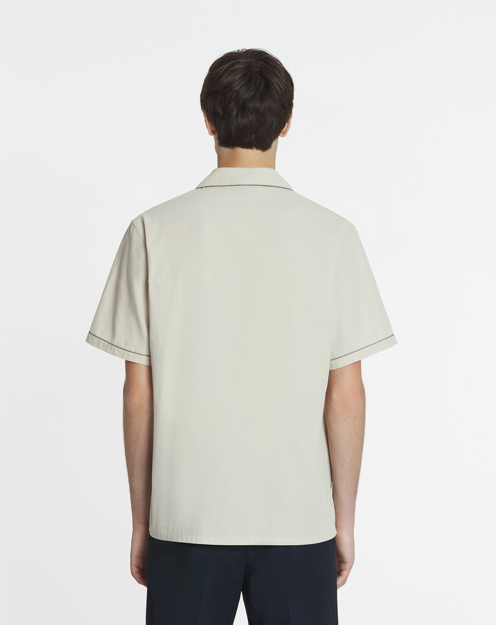 FLUID COTTON BOWLING SHIRT - 4