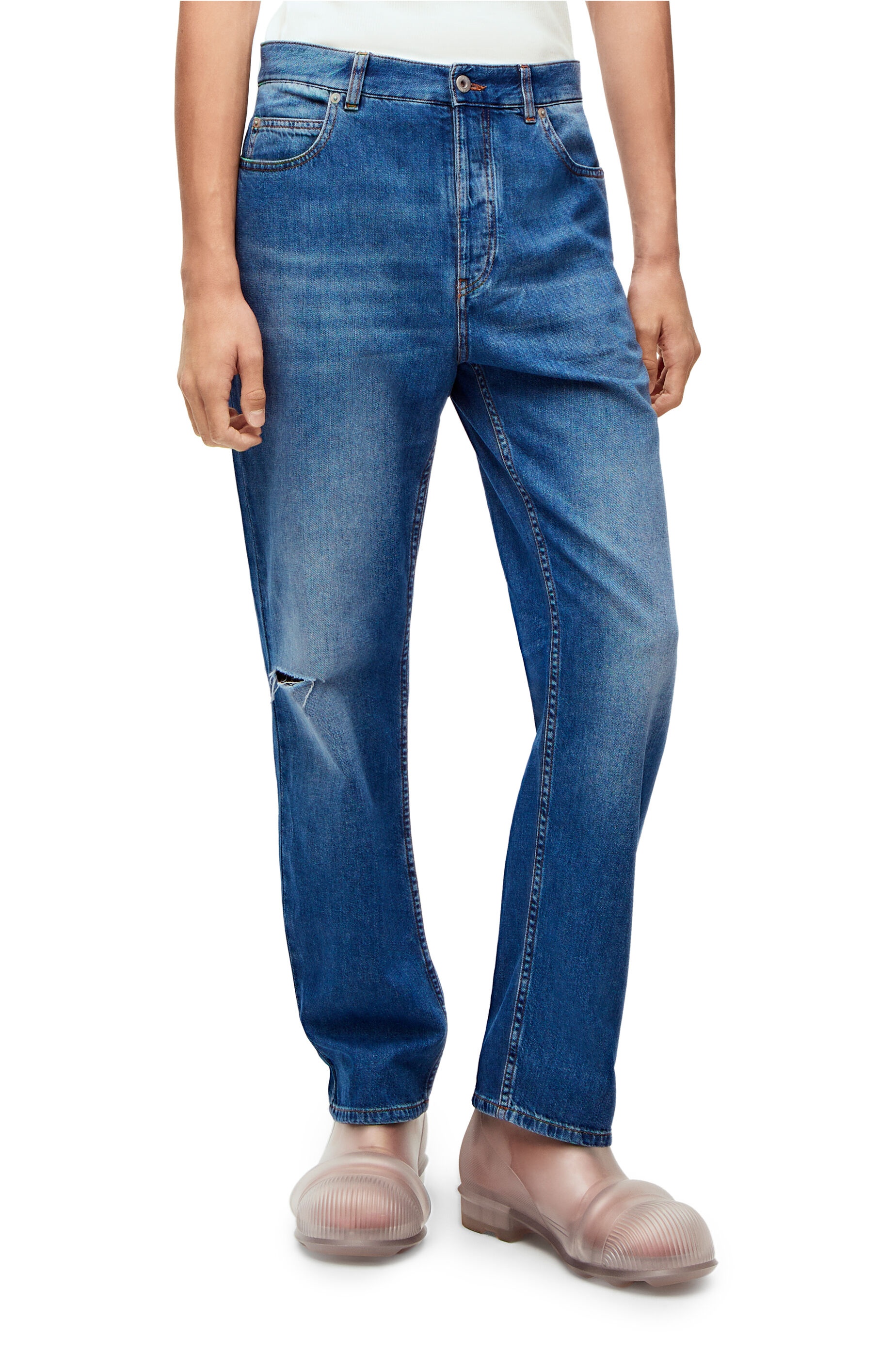 Jeans in washed denim - 3