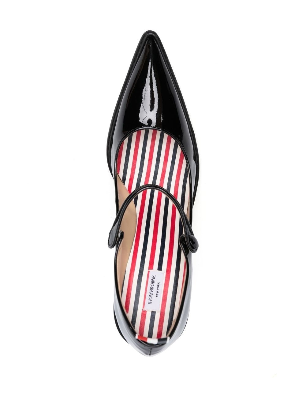 cross-strap mary-jane patent pumps - 4