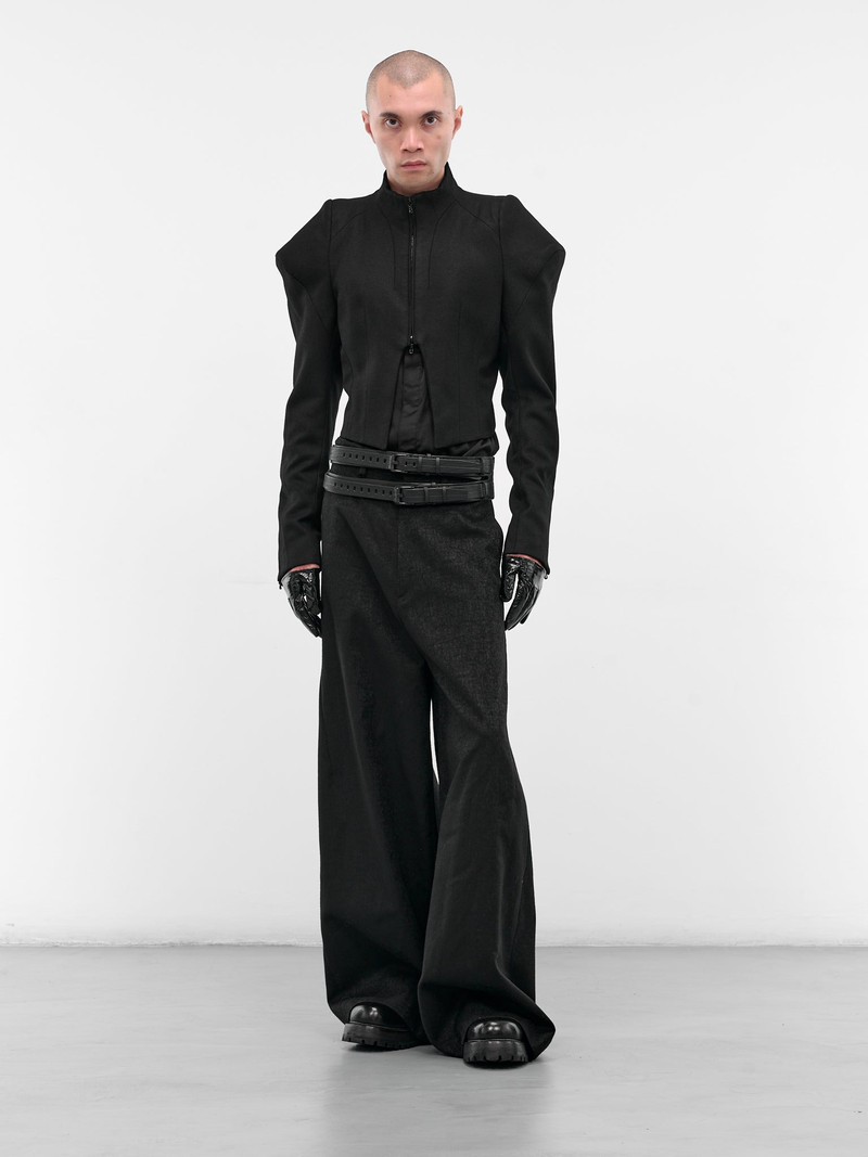 Julius Black Silk Button-Up Shirt outlook
