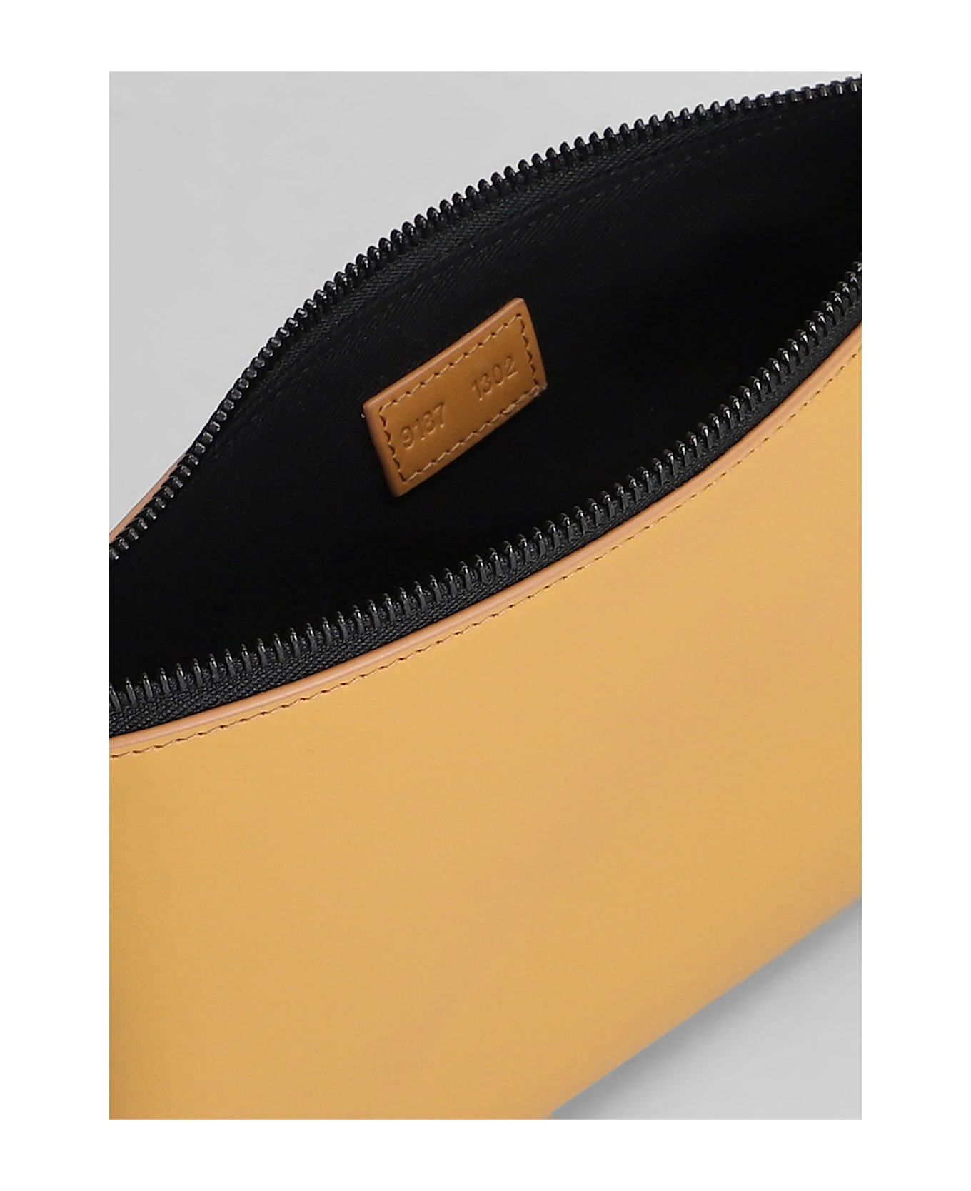 Clutch In Camel Leather - 4