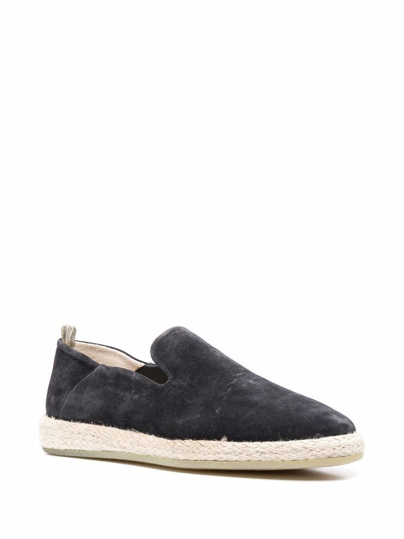 OFFICINE CREATIVE Roped suede espadrilles outlook