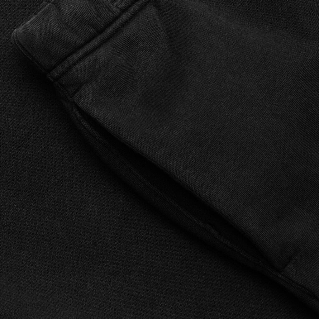 HEAVY FLEECE SWEATPANT - BLACK - 3