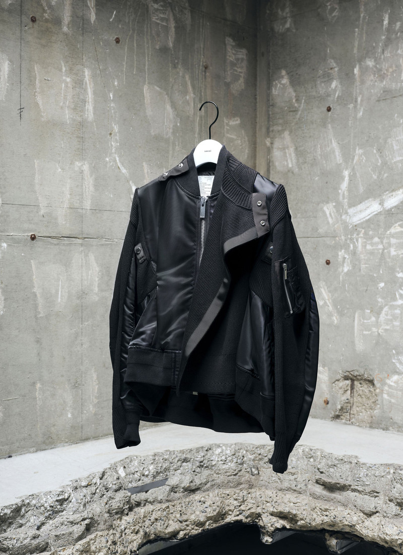 Nylon Twill x Knit Blouson 6