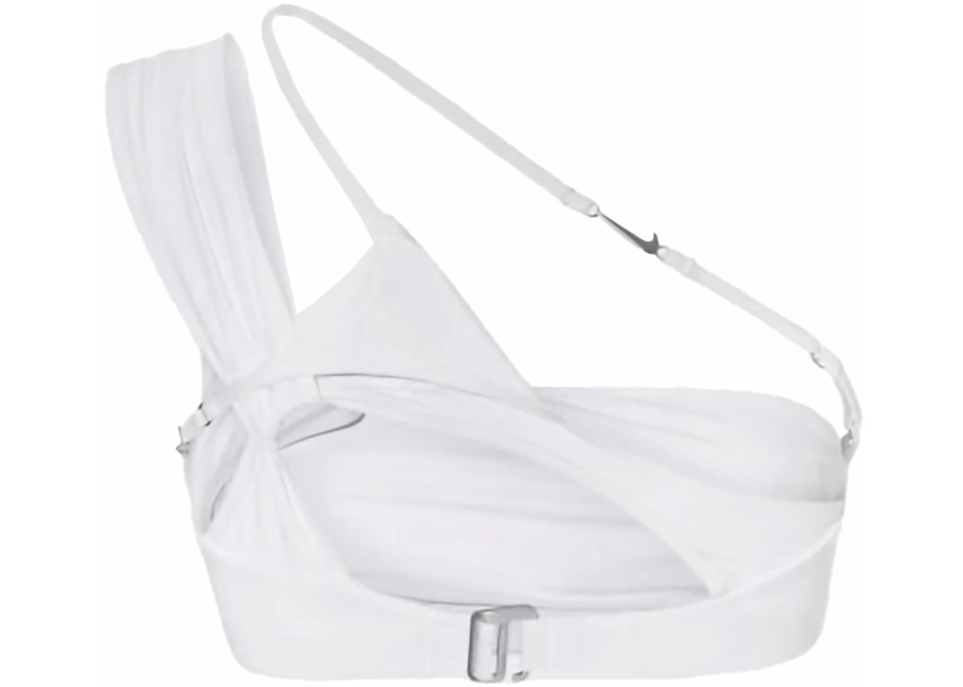 Jacquemus x Nike La Brassière Drapée Sports Bra White - 2