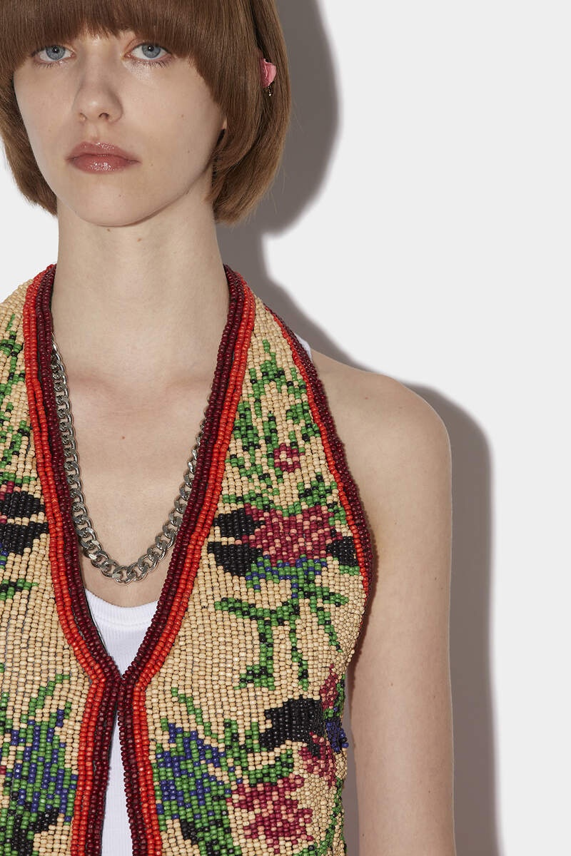 RETRO FRINGE VEST - 4