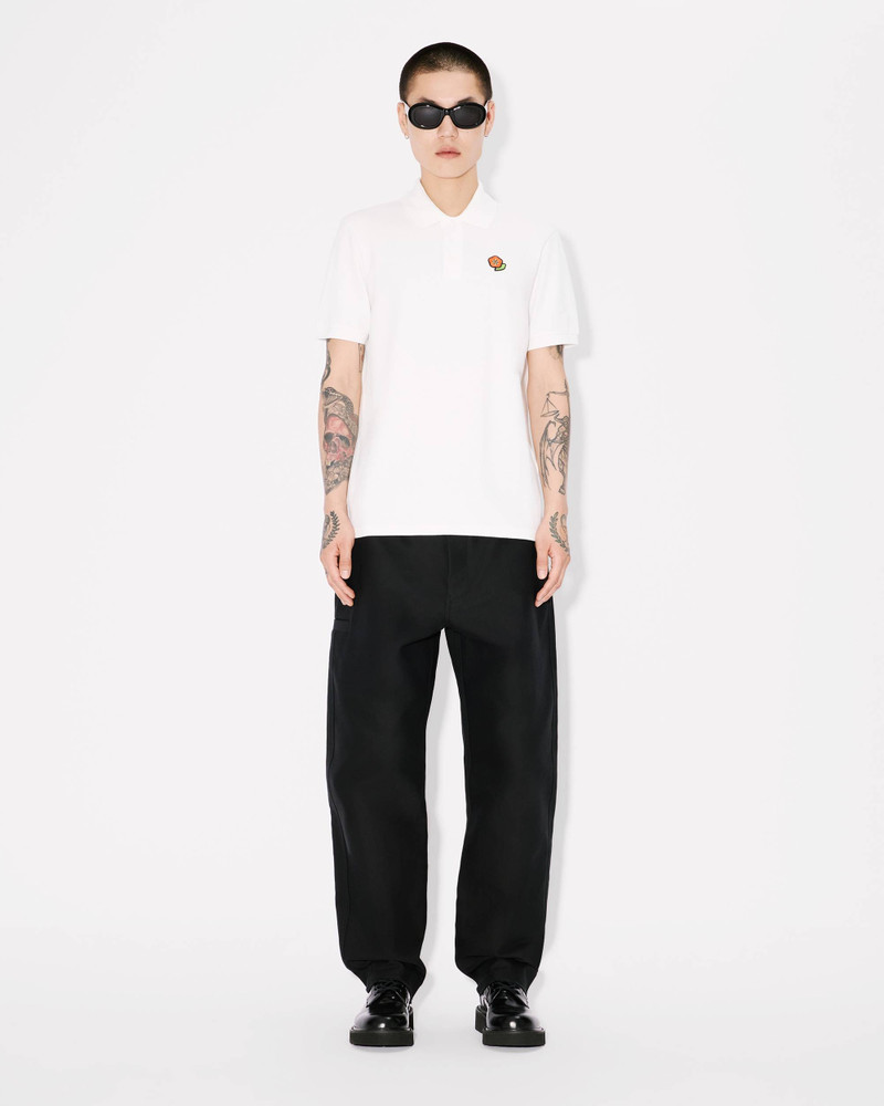 'KENZO Pop' embroidered slim polo in cotton 5