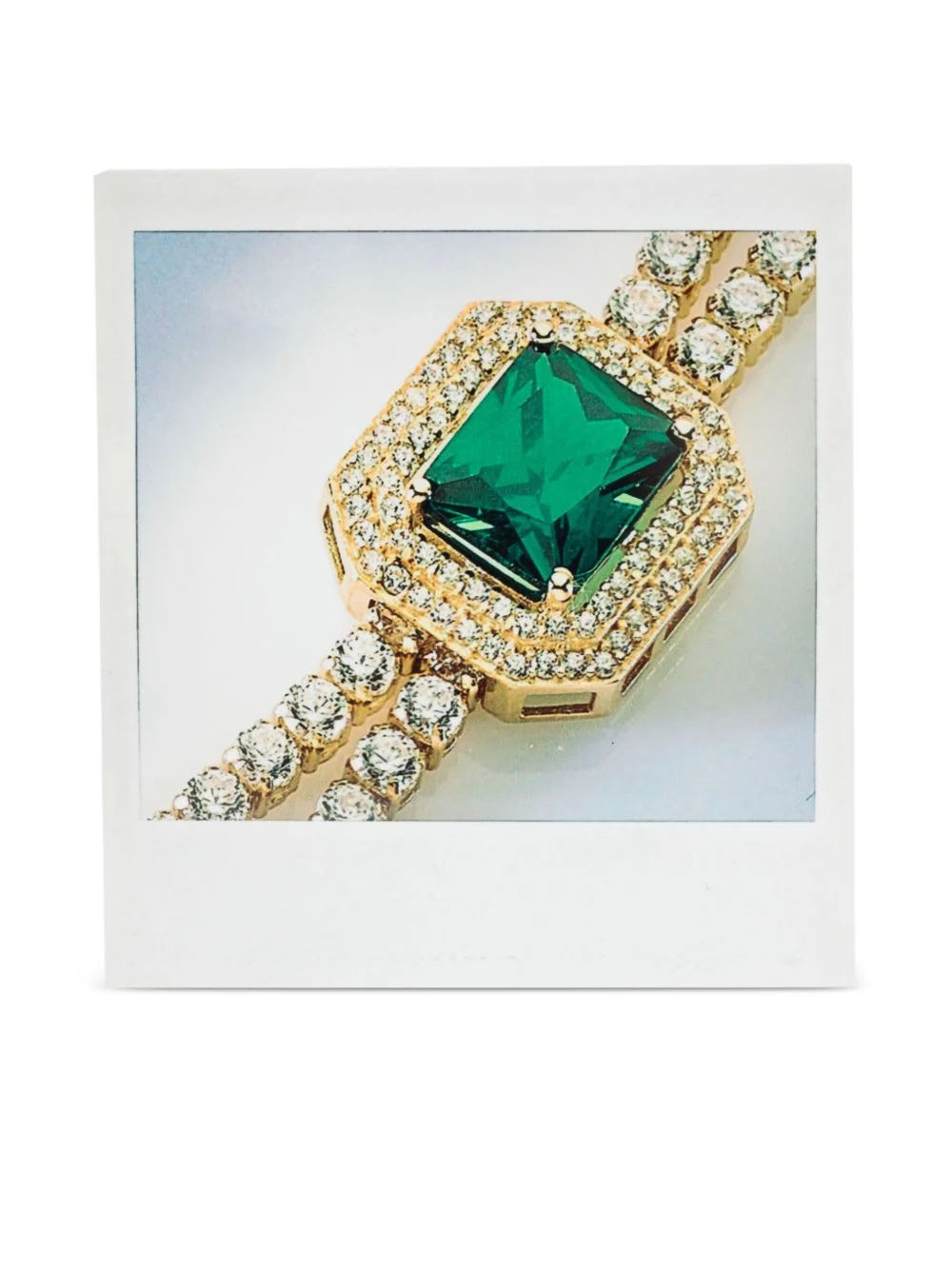 crystal-embellished brooch - 1