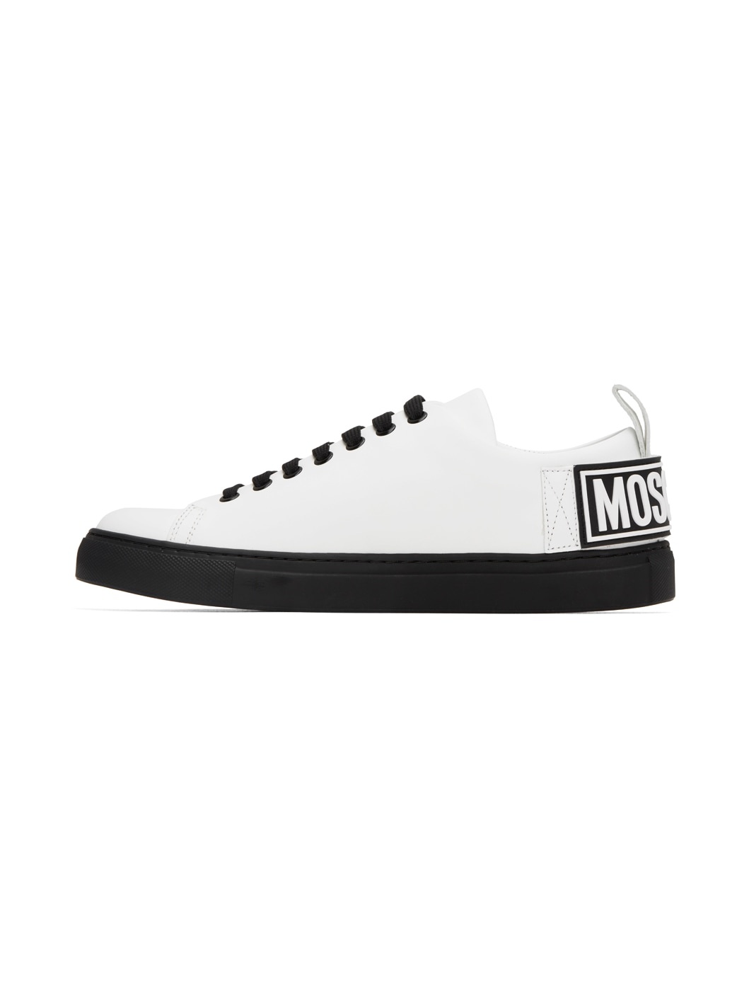 White Embossed Sneakers - 3