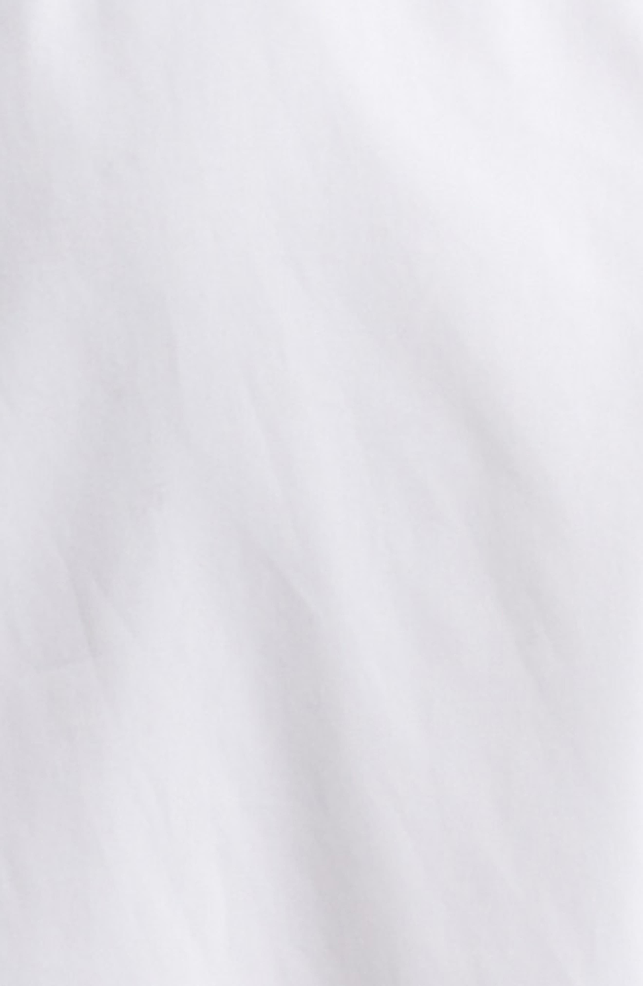 Simone Rocha Embellished Hare Classic Fit Cotton Button-Up Shirt in White/Pearl/Clear at Nordstrom - 7