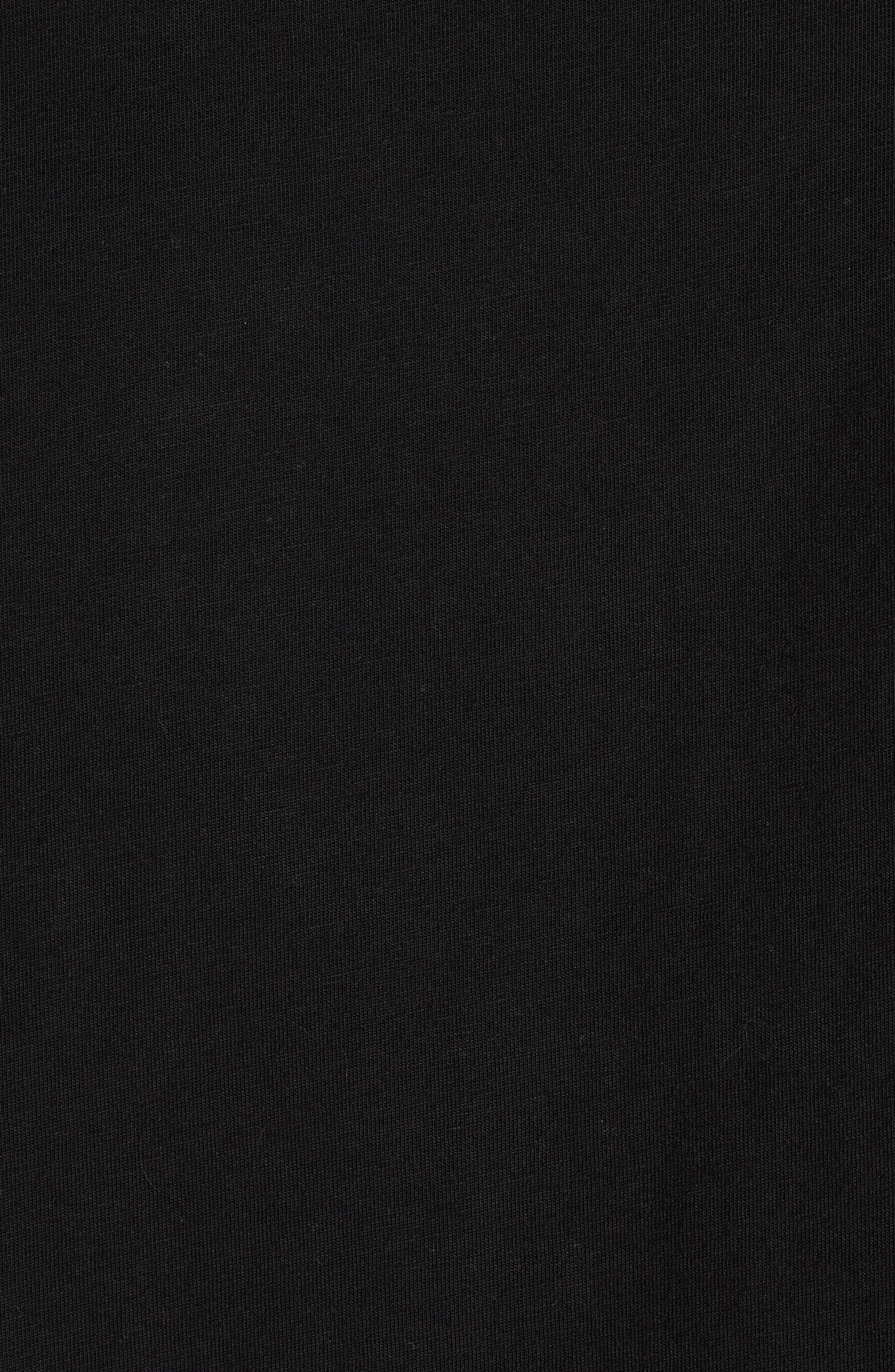 Moncler Logo Patch Cotton T-Shirt in Black at Nordstrom - 6