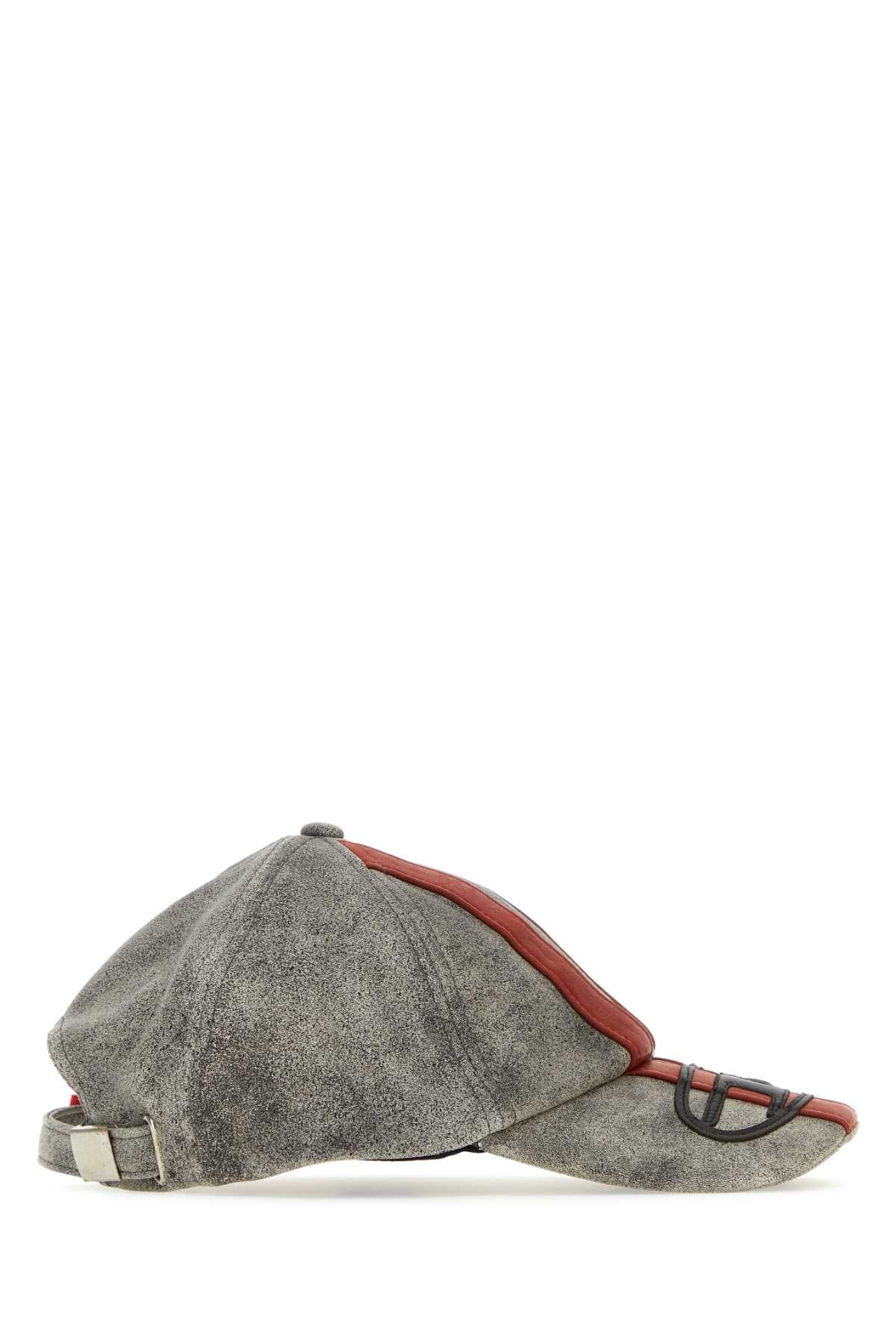 Diesel Men Printed Leather C-Olav Baseball Cap - 2