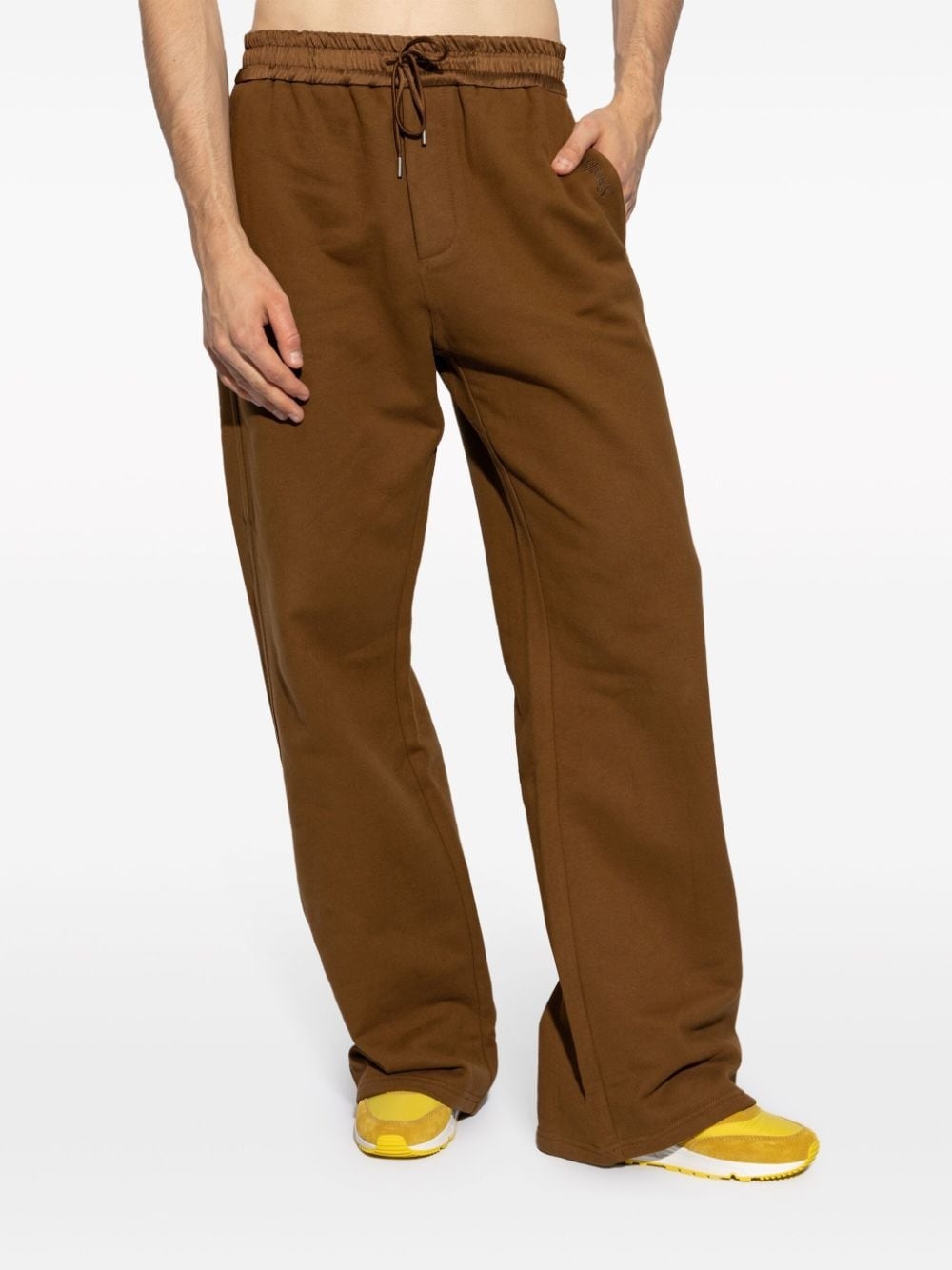 drawstring cotton trousers - 3