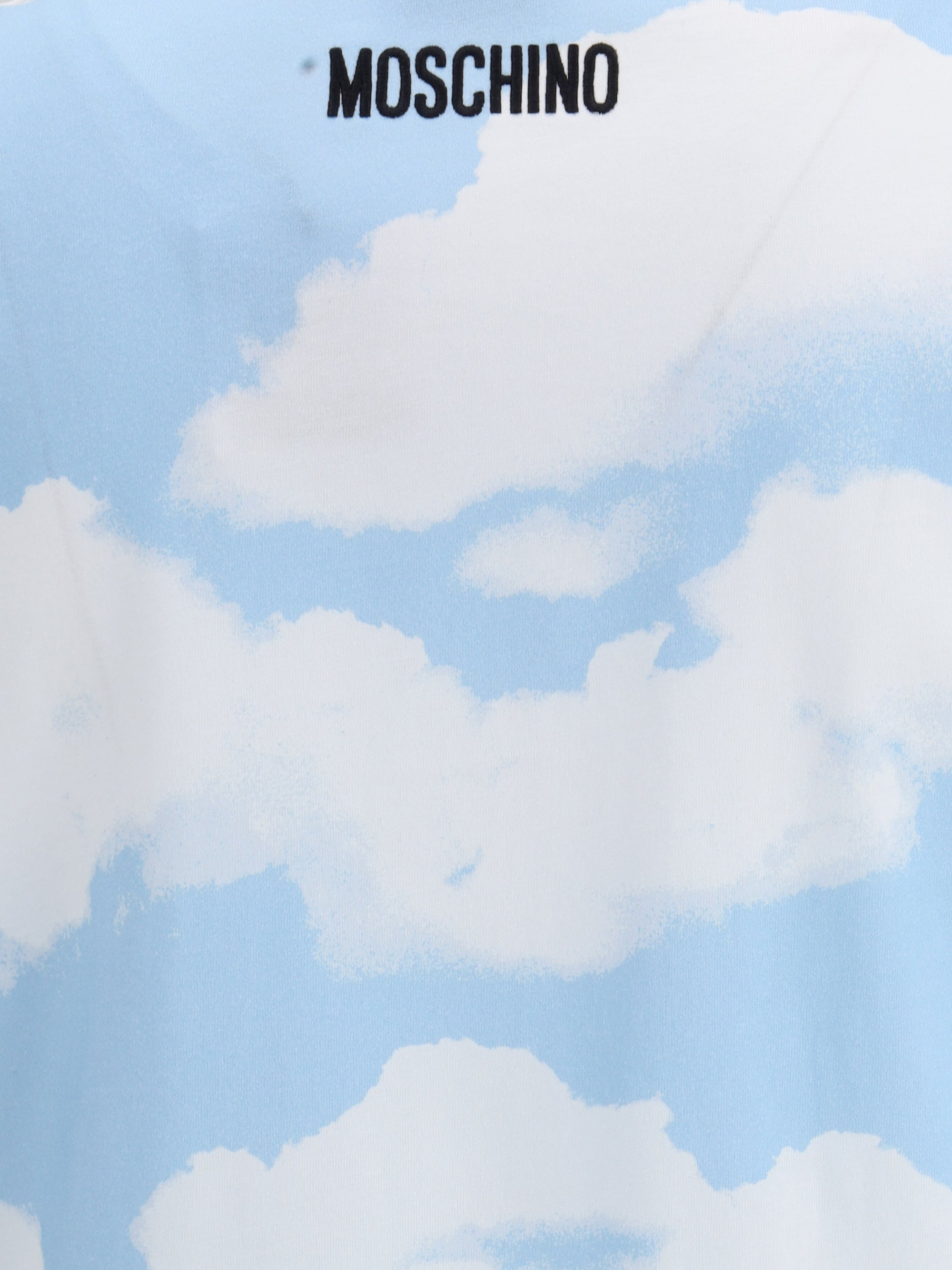 Moschino Men T-Shirt With Cloud Print - 4