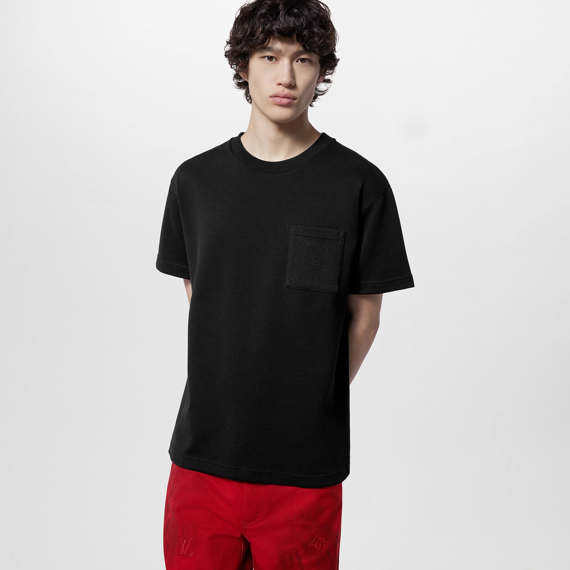 Pique Cotton T-Shirt - 2